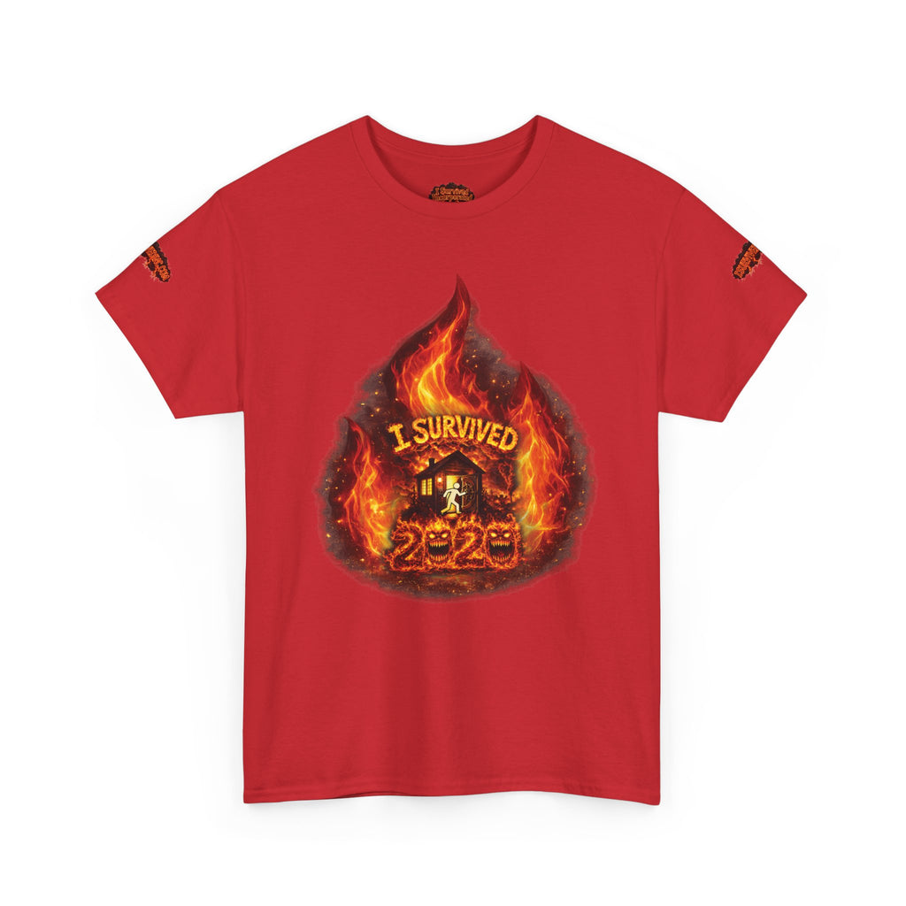 I Survived 2020 — Director's Cut S2:E3 "The California Wildfires" | Wildfire Edition Memorial Unisex Heavy Cotton Tee (SPECIAL EDITION)