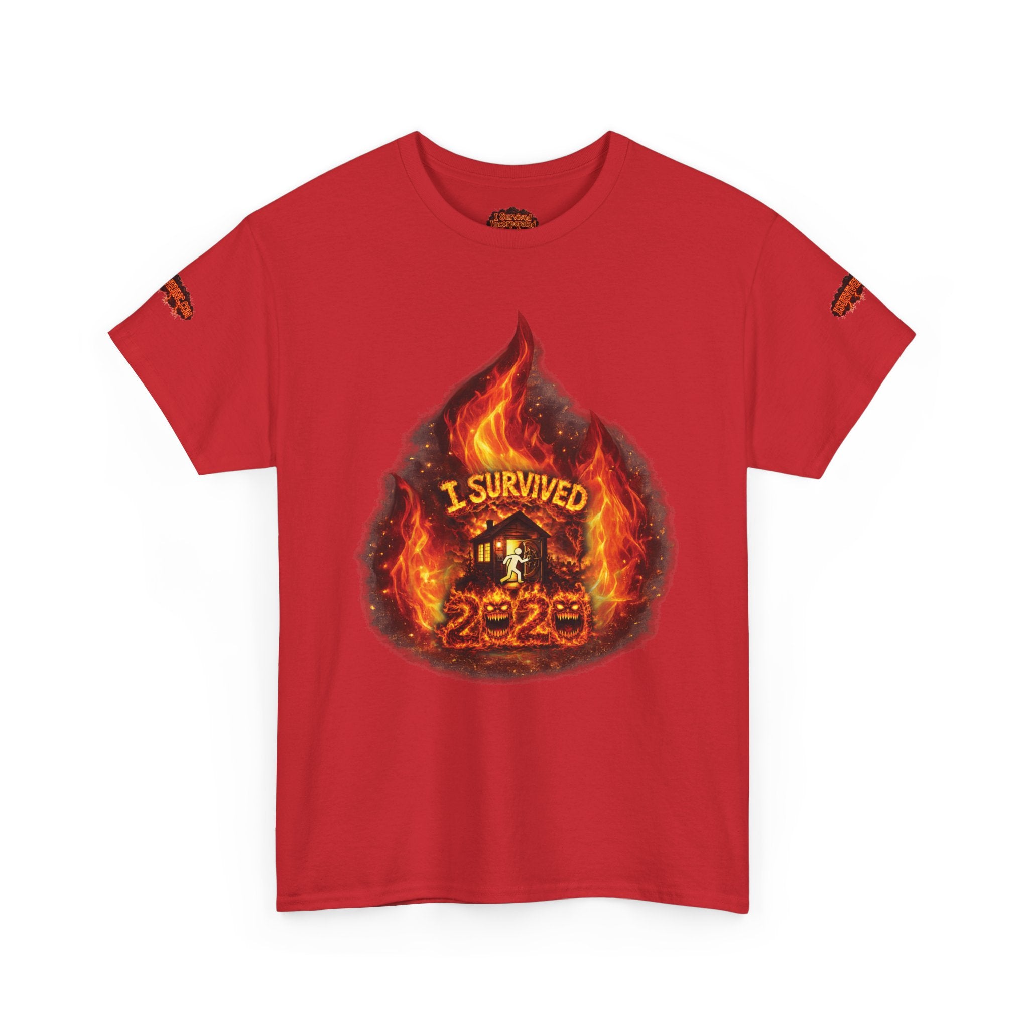 I Survived 2020 — Director's Cut S2:E3 "The California Wildfires" | Wildfire Edition Memorial Unisex Heavy Cotton Tee (SPECIAL EDITION)