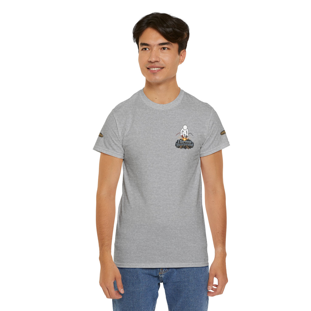 I Survived 2020 — "Please Stand By" Test Pattern Tee Special Edition Summer Premier Unisex Heavy Cotton Tee