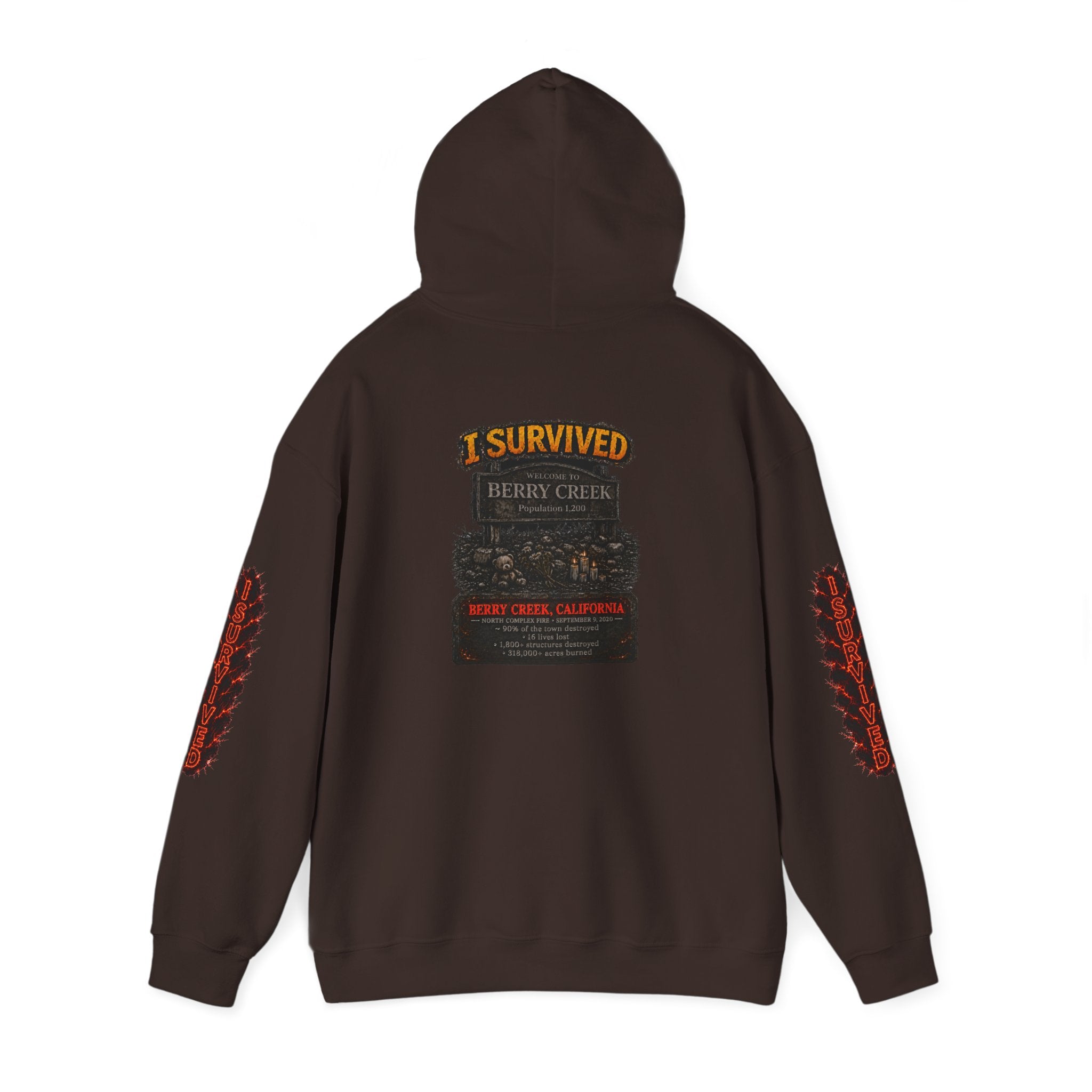 I Survived 2020 — Director's Cut S2:E1 "Berry Creek" | Wildfire Edition Memorial Hoodie Sweatshirt