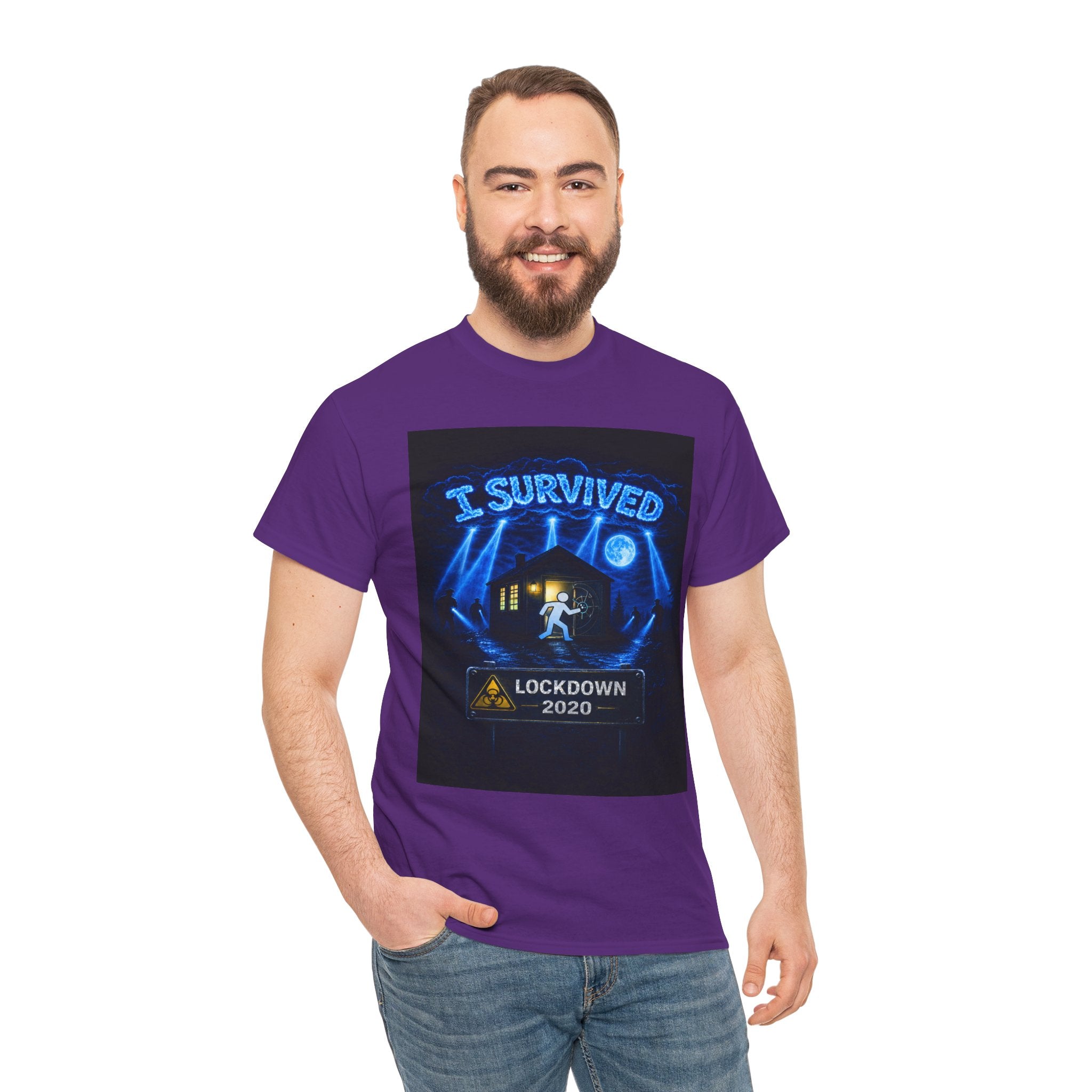 Copy of  I Survived 2020 — S3:E1 "Quarantine" | Lockdown Edition Documentary Unisex Heavy Cotton Tee