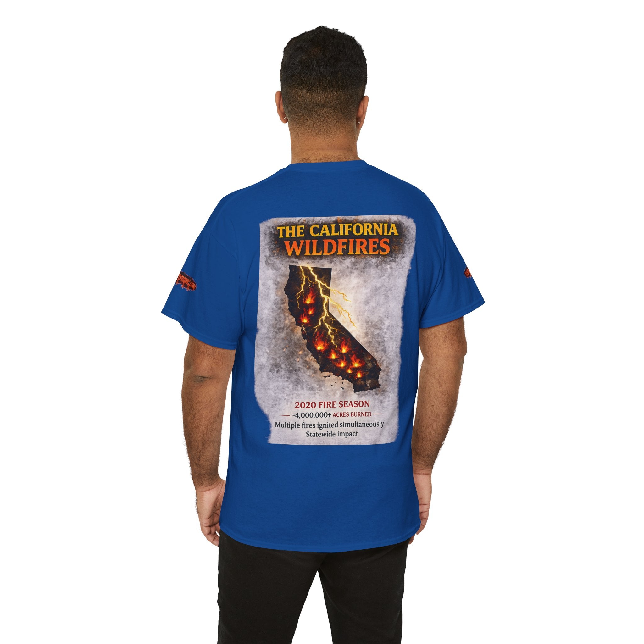 I Survived 2020 — Director's Cut S2:E3 "The California Wildfires" | Wildfire Edition Memorial Unisex Heavy Cotton Tee (SPECIAL EDITION)