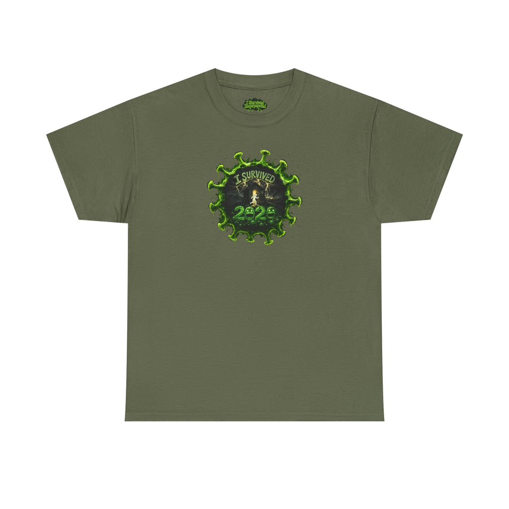 I Survived 2020 — PANDEMIC S1:E2: Director's Cut "The Coming of COVID" Unisex Heavy Cotton Tee