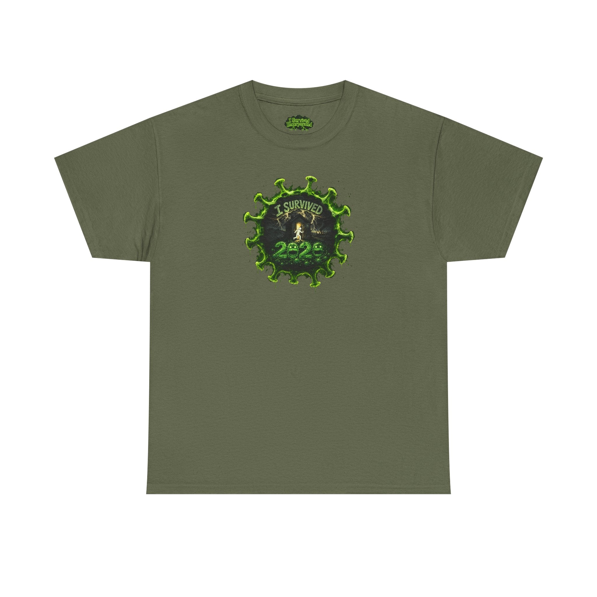 I Survived 2020 — PANDEMIC S1:E2: Director's Cut "The Coming of COVID" Unisex Heavy Cotton Tee