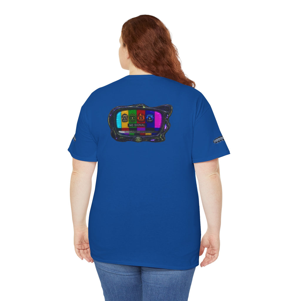 I Survived 2020 — "No Signal" Test Pattern Tee Alien Broadcast Finale Special Edition Summer Premiere Unisex Heavy Cotton Tee