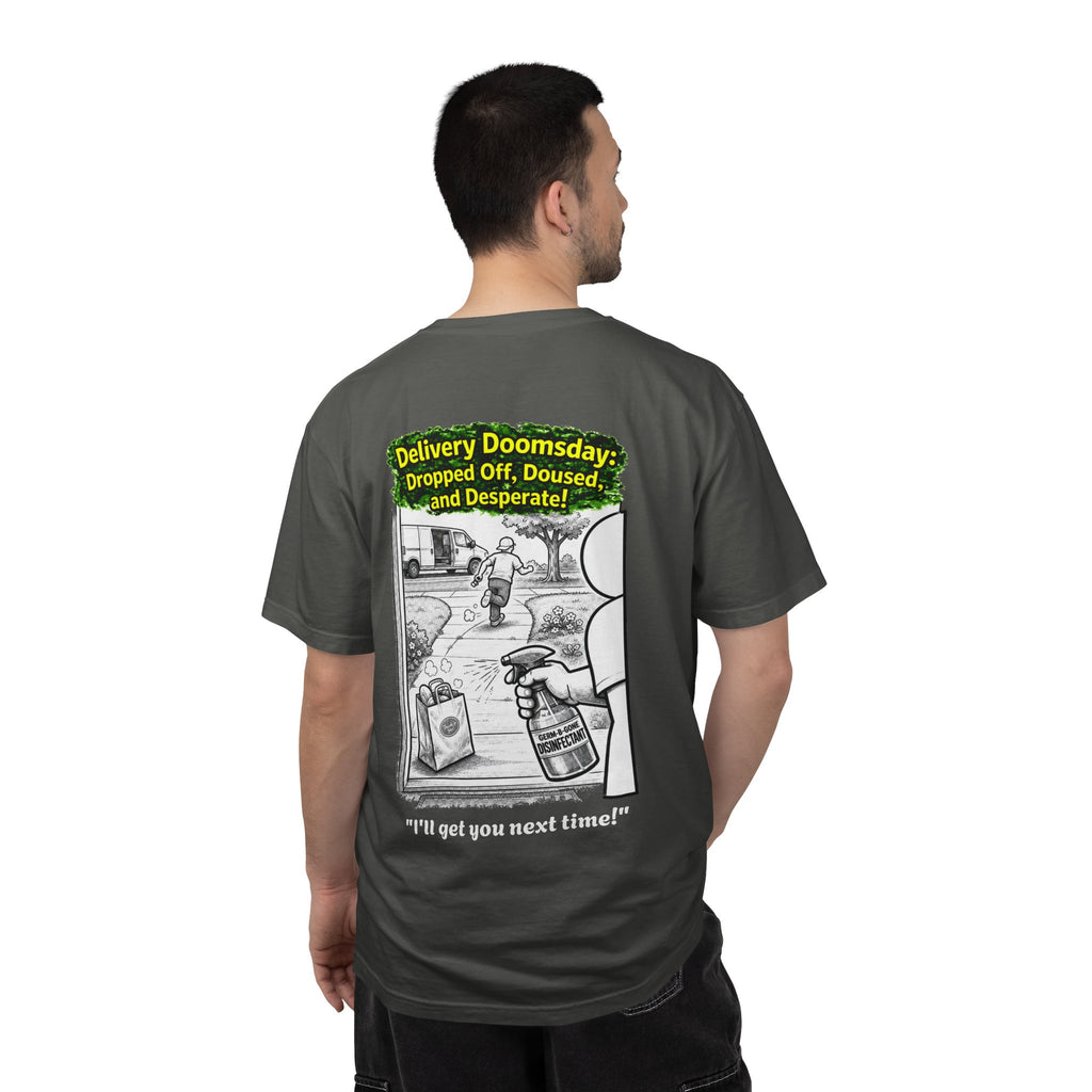 I Survived 2020 — PANDEMIC S1:E5: Director's Cut "Delivery Doomsday" Unisex Garment-Dyed T-shirt