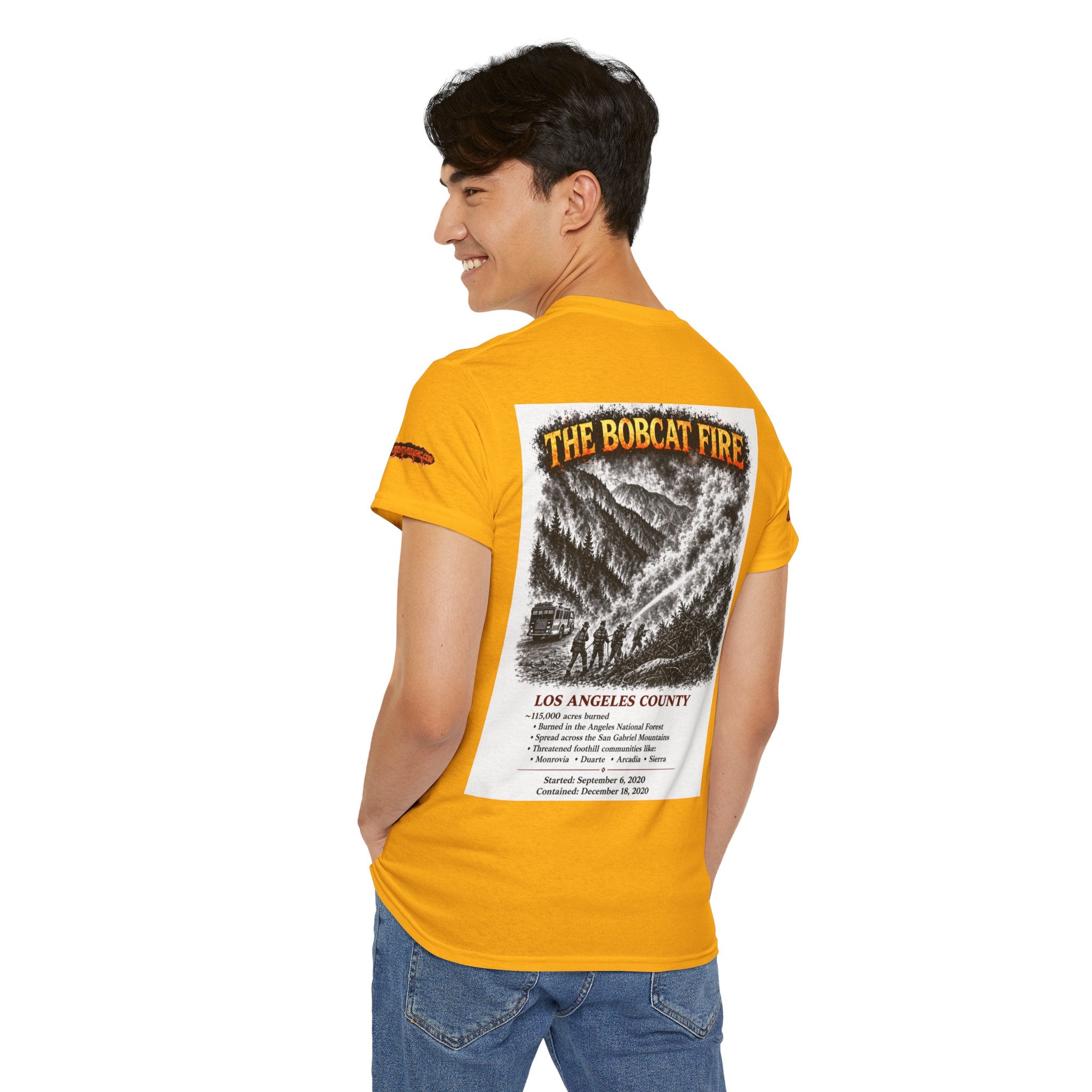 I Survived 2020 — S2:E2 "The Bobcat Fire" | Wildfire Edition Memorial Unisex Heavy Cotton Tee (SPECIAL EDITION)