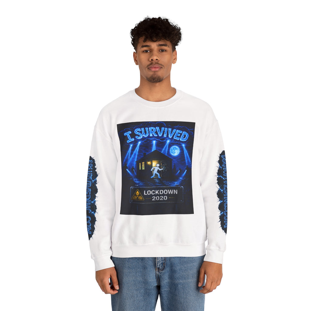 I Survived 2020 — LOCKDOWN S3:E2: Special Edition "Dating Under Lockdown" Unisex Heavy Blend™ Crewneck Sweatshirt