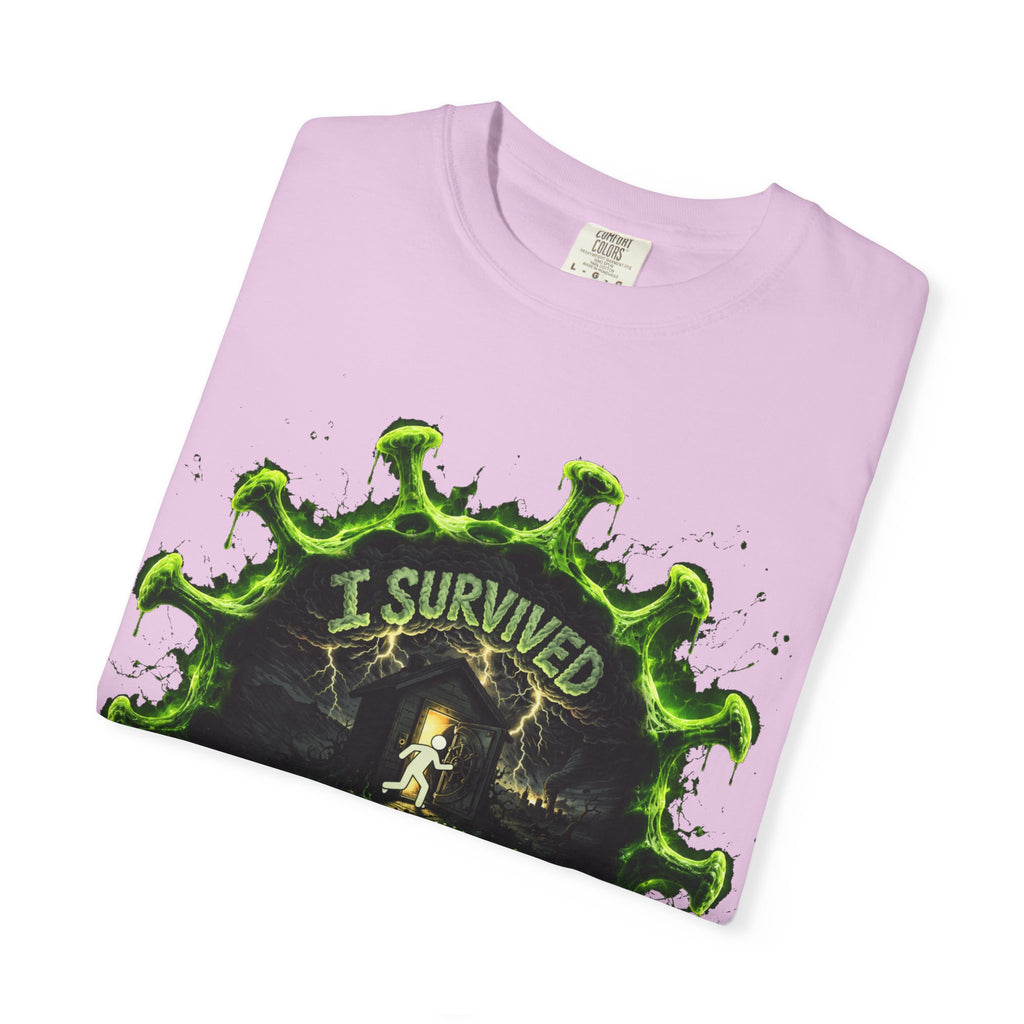 I Survived 2020 — Director's Cut S1:E3 "The Jab!" | Pandemic Edition Unisex Garment-Dyed T-shirt
