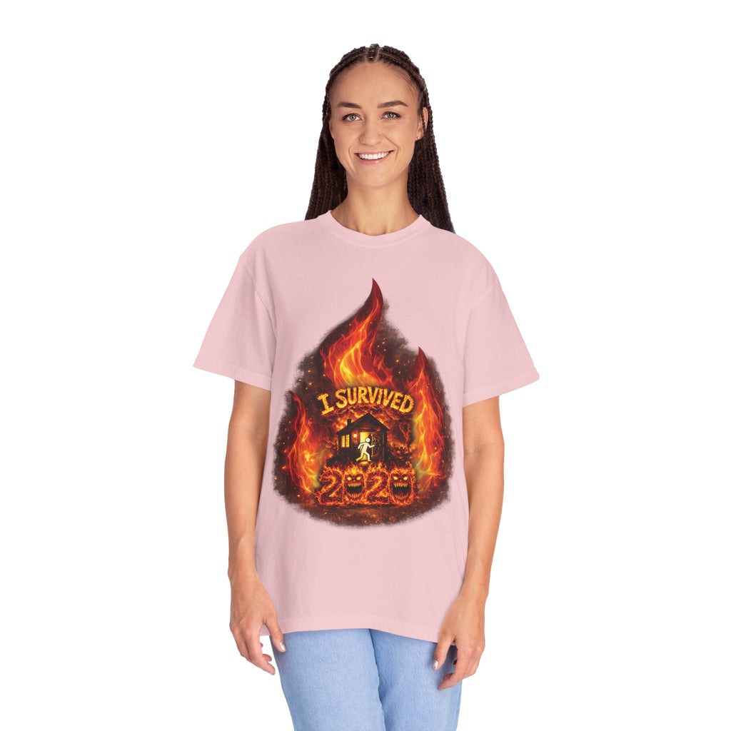 I Survived 2020 — Director's Cut S2:E4 "Western U.S. Wildfire Season" | Mid-Season Finale Pt. 1 | Wildfire Edition Memorial Unisex Garment-Dyed T-shirt