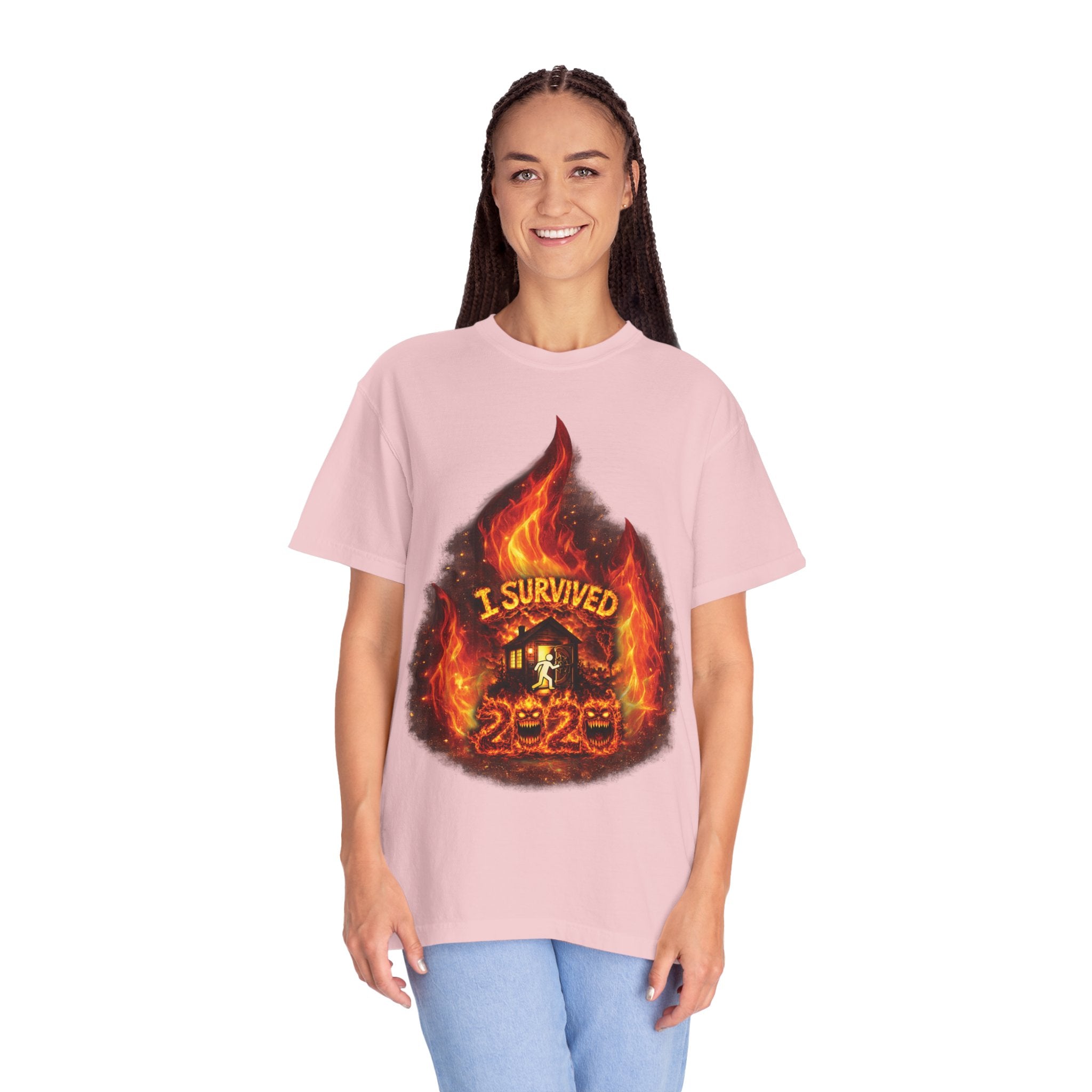 I Survived 2020 — Director's Cut S2:E4 "Western U.S. Wildfire Season" | Mid-Season Finale Pt. 1 | Wildfire Edition Memorial Unisex Garment-Dyed T-shirt