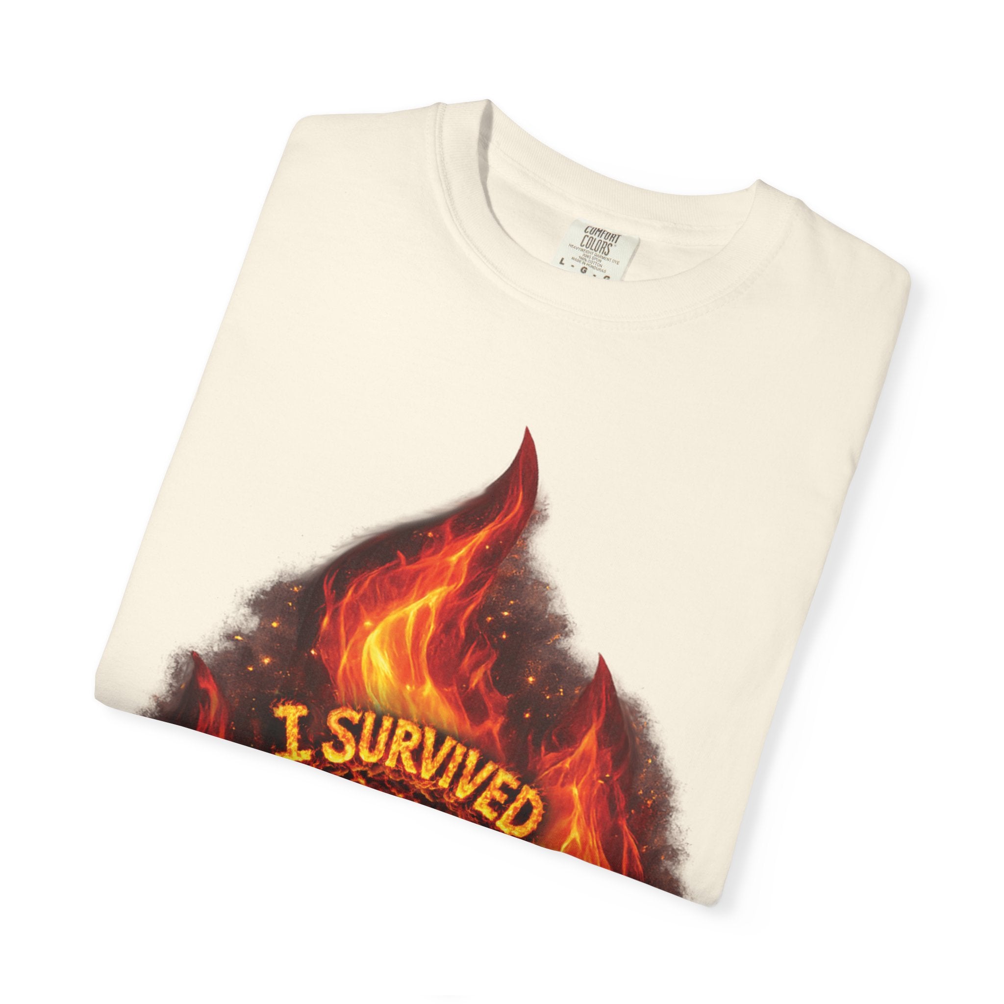 I Survived 2020 — Director's Cut S2:E1 "Berry Creek" | Wildfire Edition Memorial Unisex Garment-Dyed T-shirt