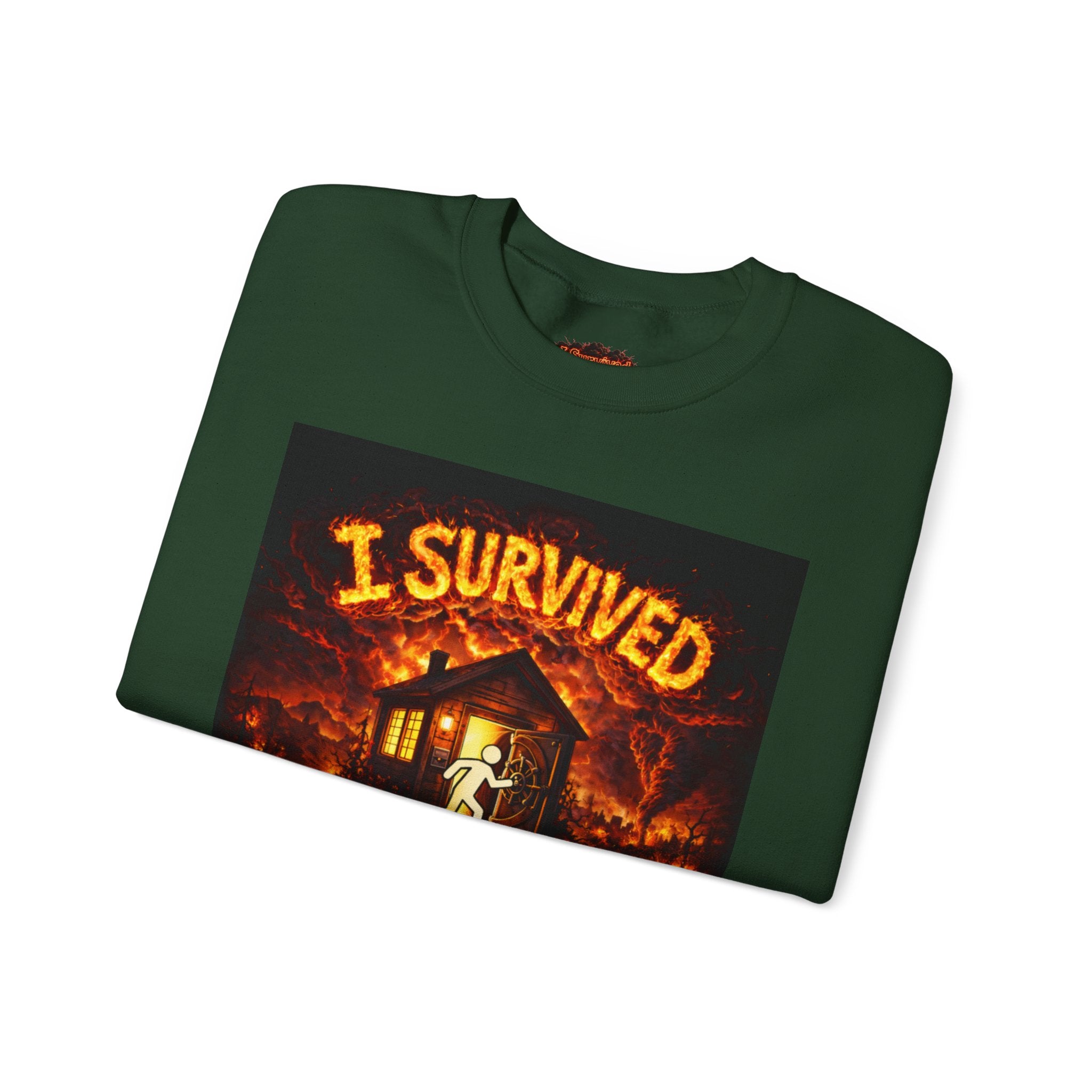 I Survived 2020 — S2:E4 "Western U.S. Wildfire Season" | Mid-Season Finale Pt. 1 | Wildfire Edition Memorial Unisex Heavy Blend™ Crewneck Sweatshirt