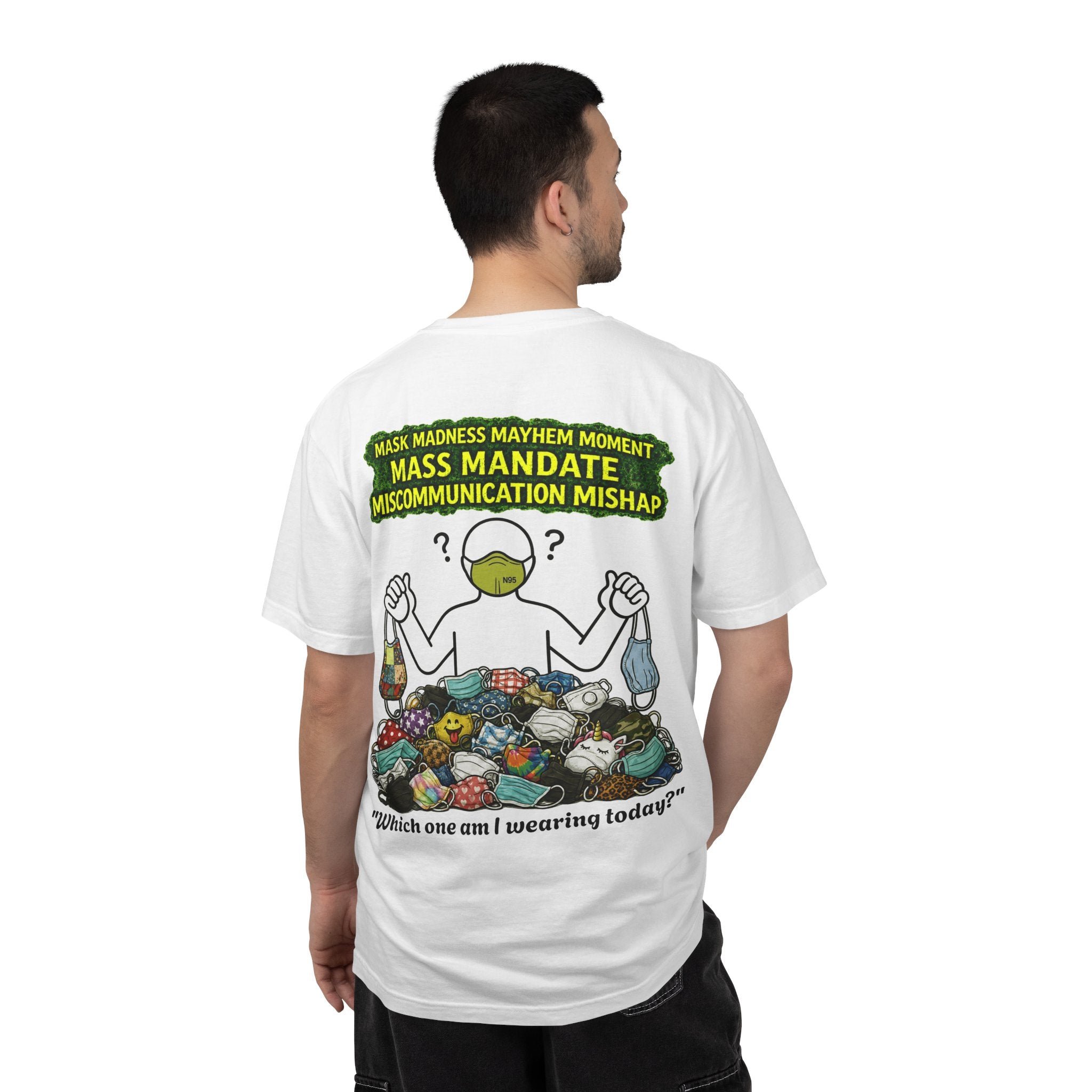 I Survived 2020 — PANDEMIC S1:E4: "Mask Madness" Unisex Garment-Dyed T-shirt
