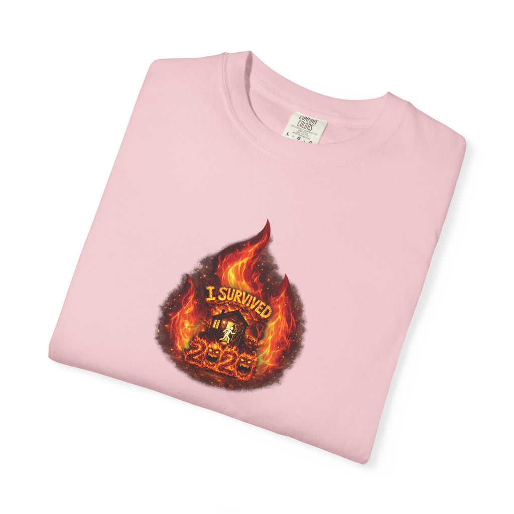 I Survived 2020 — WILDFIRES S2:E3: Director's Cut "The California Wildfires" Memorial Unisex Garment-Dyed T-shirt
