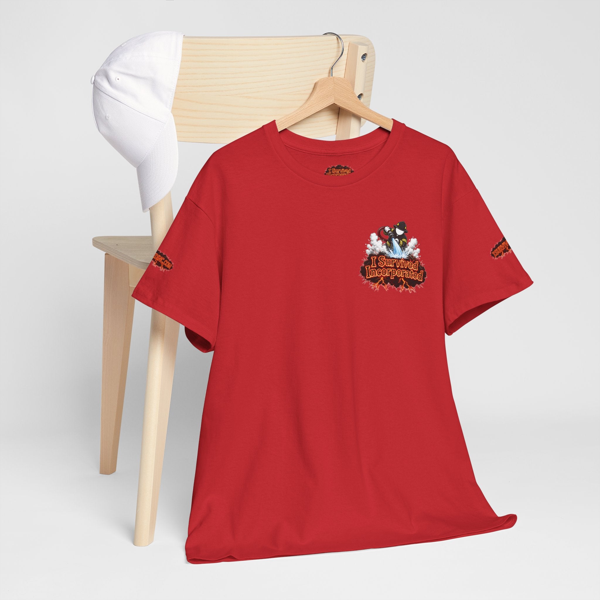 I Survived 2020 — "Please Stand By" Test Pattern Tee Wildfire Signal Special Edition Summer Premiere Unisex Heavy Cotton Tee