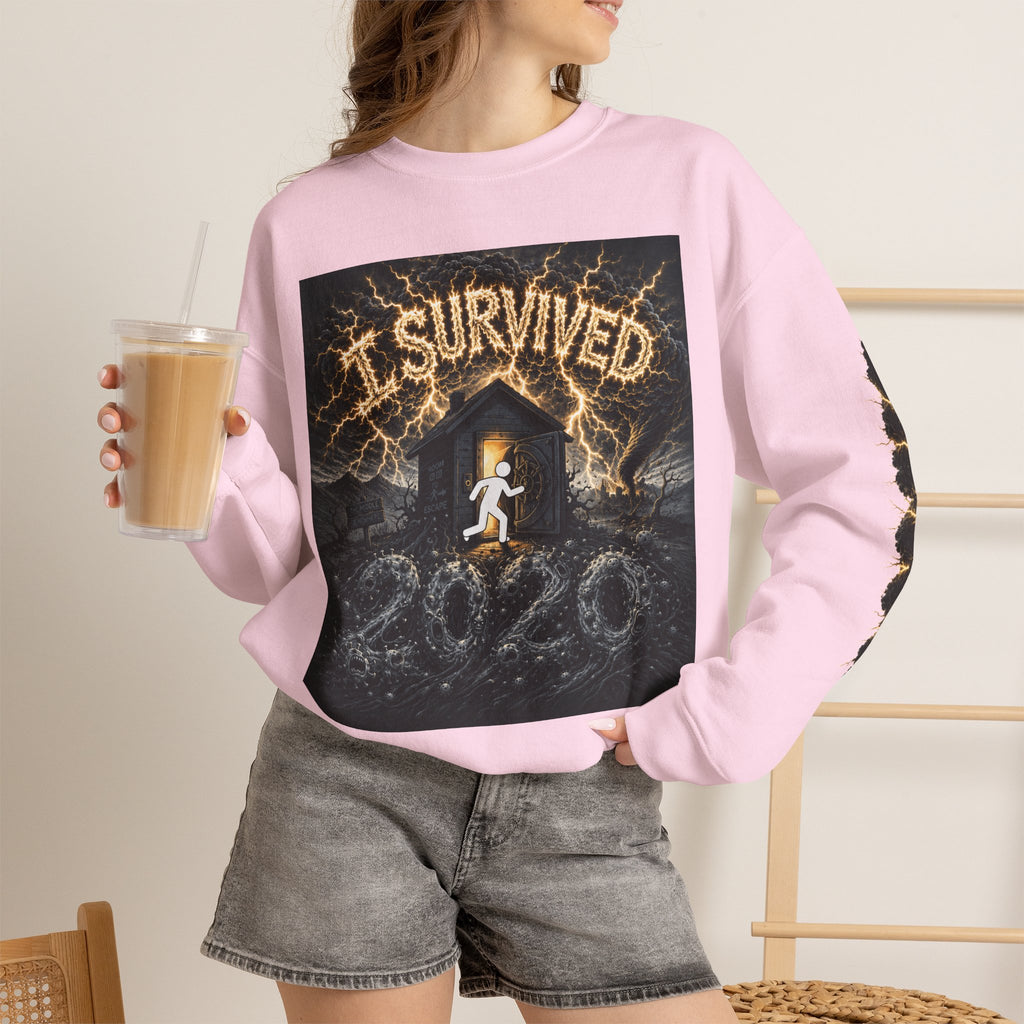 I Survived 2020 — Original PILOT Design: Special Edition Unisex Heavy Blend™ Crewneck Sweatshirt