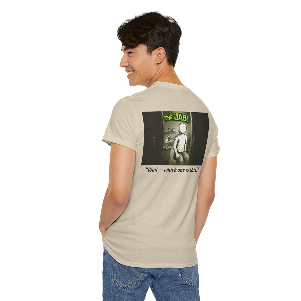 I Survived 2020 — PANDEMIC S1:E3: Director's Cut "The Jab!" Unisex Heavy Cotton Tee