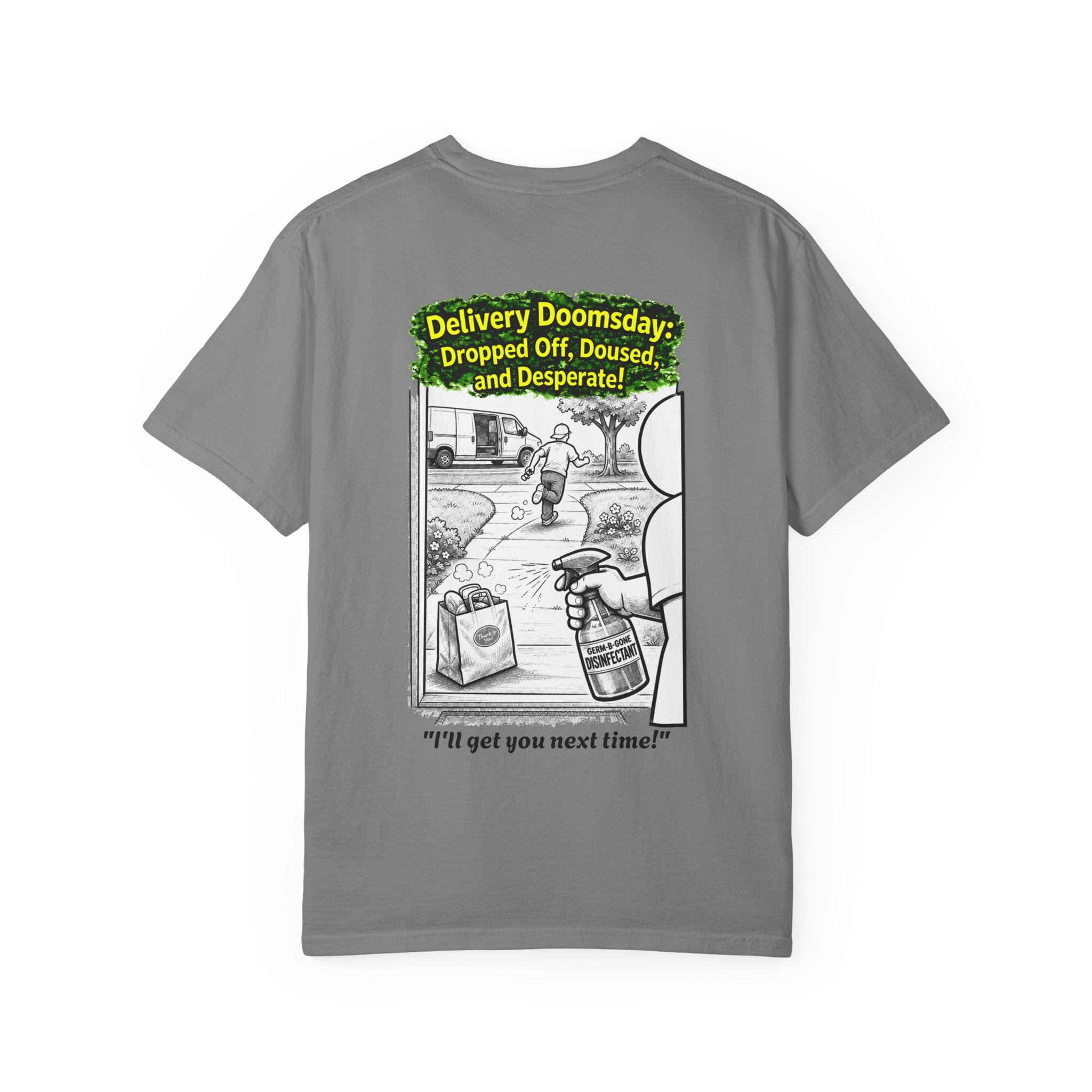 Sobreviví al 2020 — T1:E5 "Apocalipsis de Entregas" | Camiseta unisex teñida de edición Pandemia