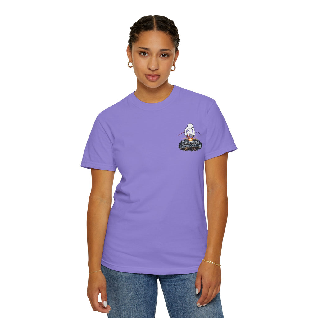 I Survived 2020 — "Please Stand By" Test Pattern Tee Summer Premier Unisex Garment-Dyed T-shirt
