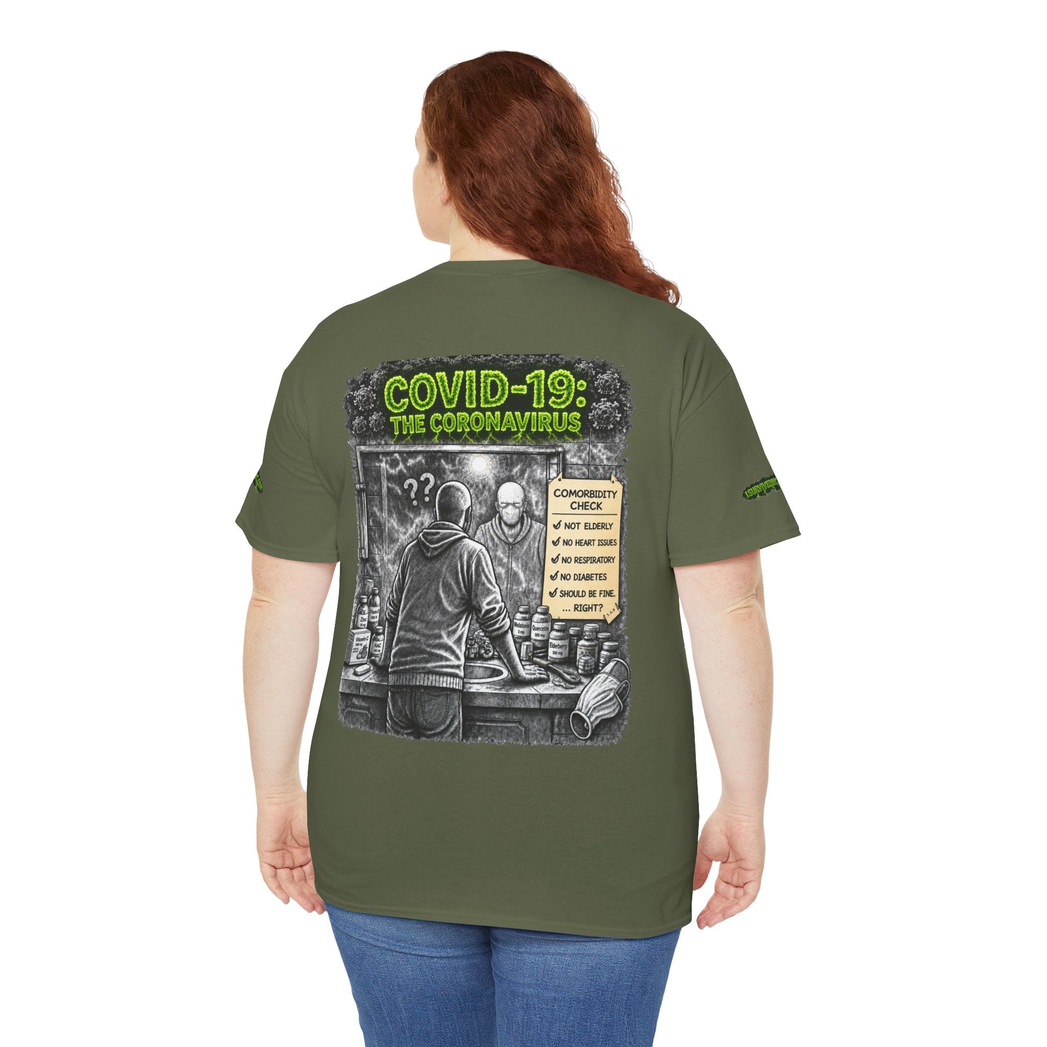 I Survived 2020 — S1:E1 "COVID-19: The Coronavirus" | Pandemic Edition Unisex Heavy Cotton Tee (SPECIAL EDITION)