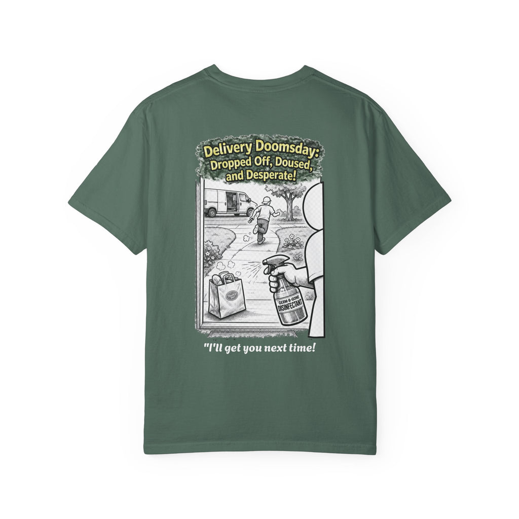 I Survived 2020 — Director's Cut S1:E5 "Delivery Doomsday" | Pandemic Edition Unisex Garment-Dyed T-shirt