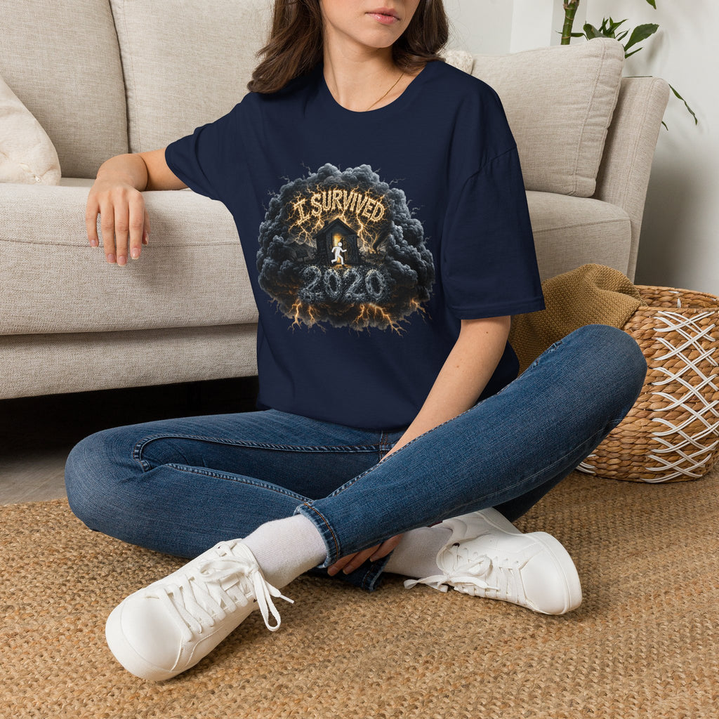 I Survived 2020 — Director's Cut Original Design Teaser Tee | Season 1 Premiere Drop Unisex Softstyle T-Shirt
