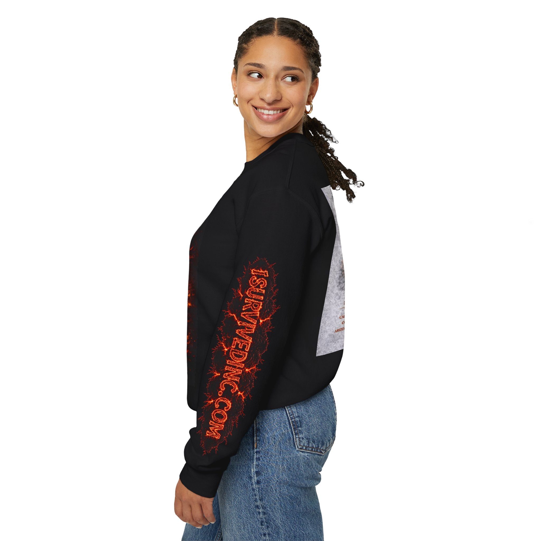 I Survived 2020 — S2:E4 "Western U.S. Wildfire Season" | Mid-Season Finale Pt. 1 | Wildfire Edition Memorial Unisex Heavy Blend™ Crewneck Sweatshirt