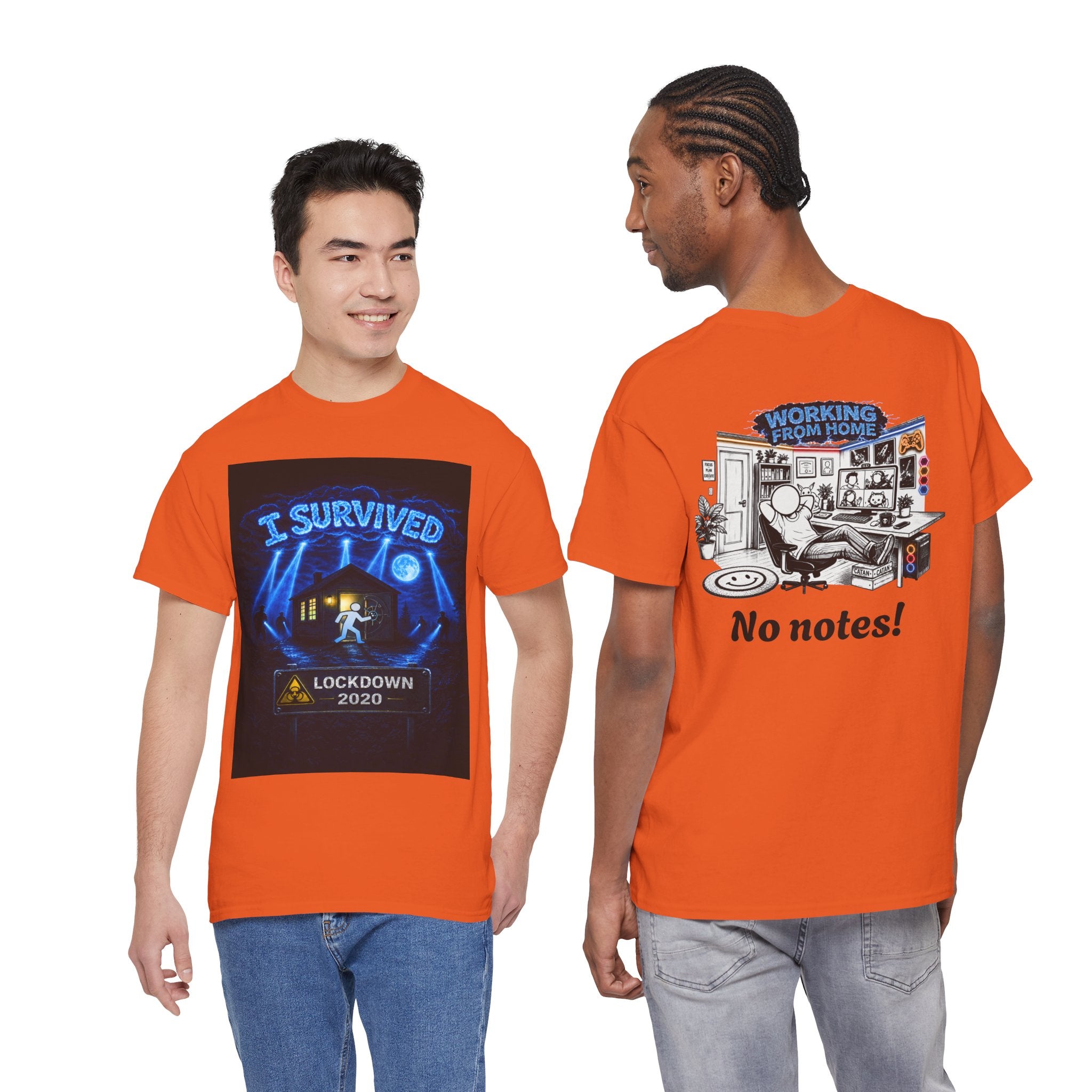 I Survived 2020 — LOCKDOWN S3:E4: "Working From Home" Unisex Heavy Cotton Tee