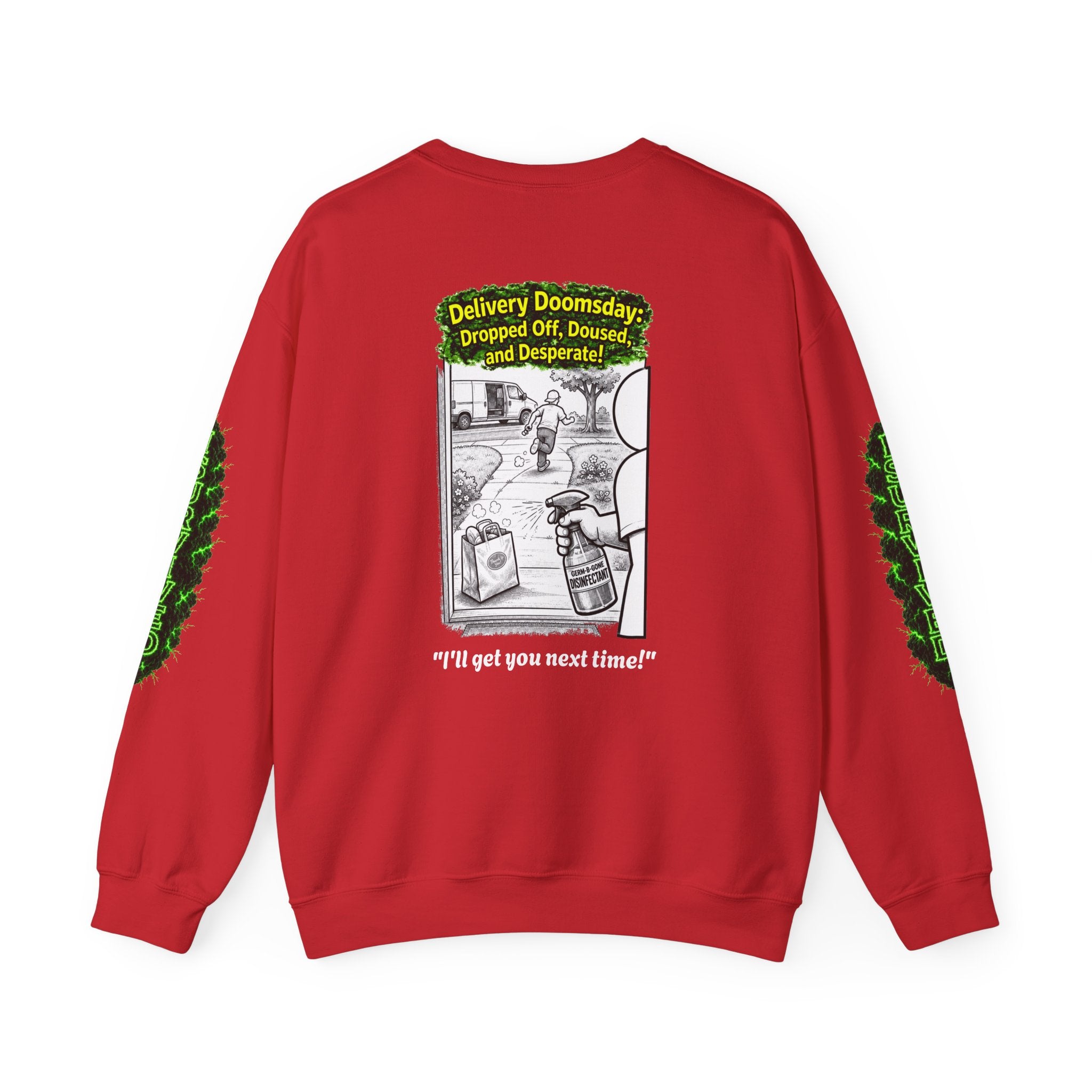 I Survived 2020 — PANDEMIC S1:E5: Director's Cut "Delivery Doomsday" Unisex Heavy Blend™ Crewneck Sweatshirt