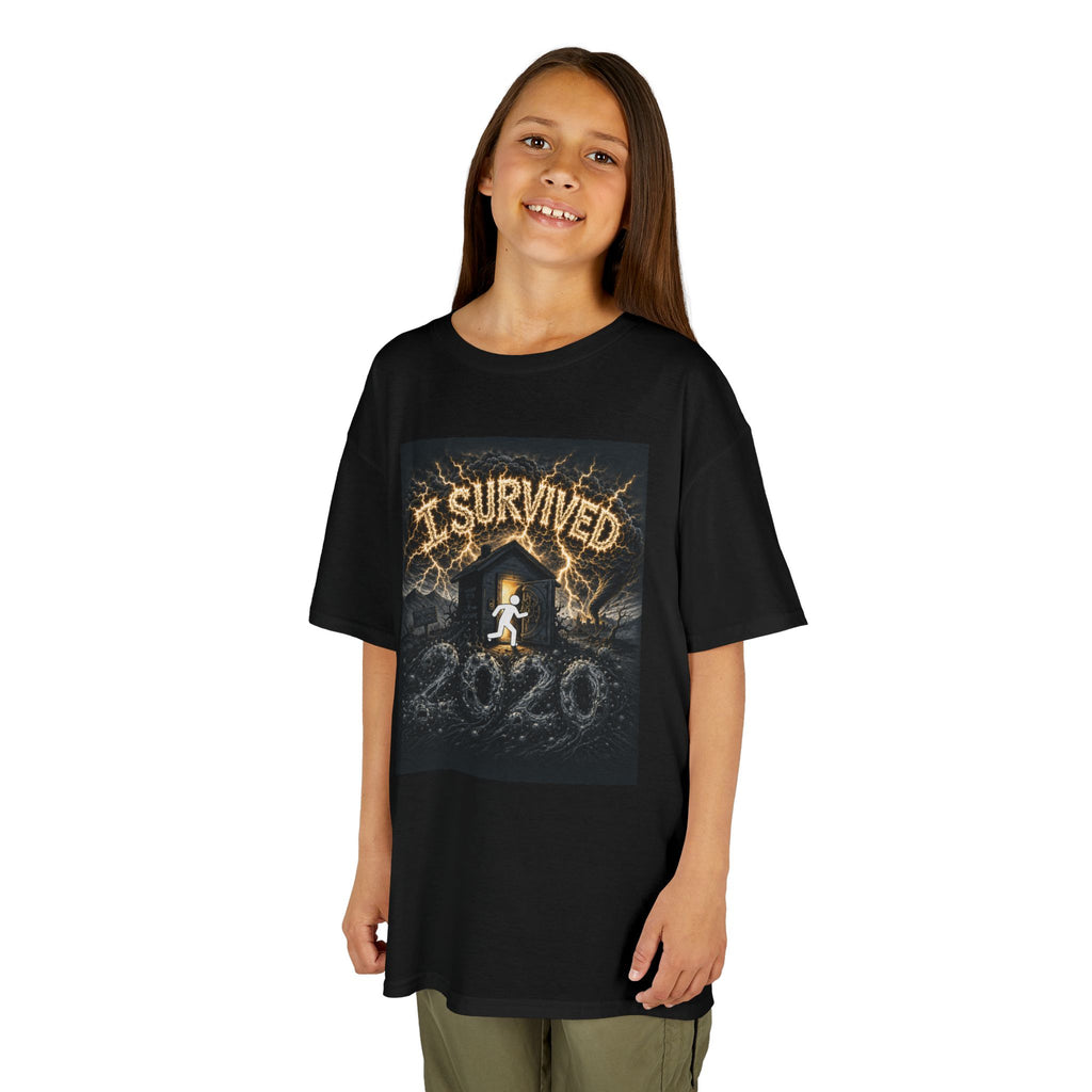 I Survived 2020 — Original Design Teaser Tee | Season 1 Premiere Drop Kids Heavy Cotton™ Tee