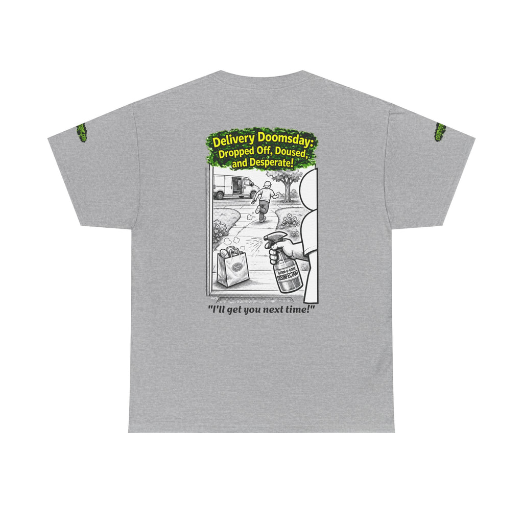 Sobreviví al 2020 — T1:E5 "El día del juicio final de las entregas" | Camiseta unisex de algodón pesado (Edición Pandemia) (EDICIÓN ESPECIAL)