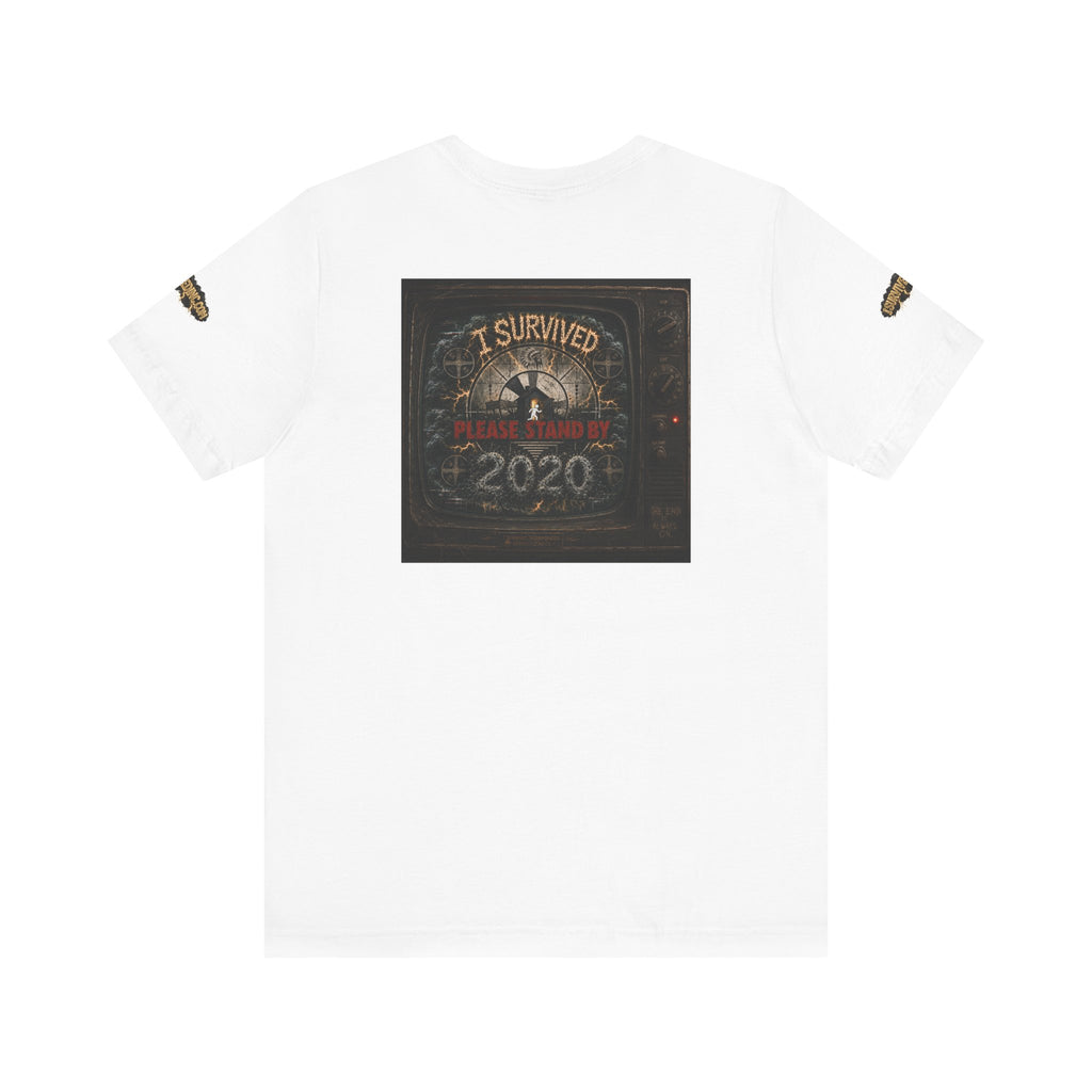 I Survived 2020 — "Please Stand By" Test Pattern Tee Special Edition Summer Premier Unisex Jersey Short Sleeve Tee