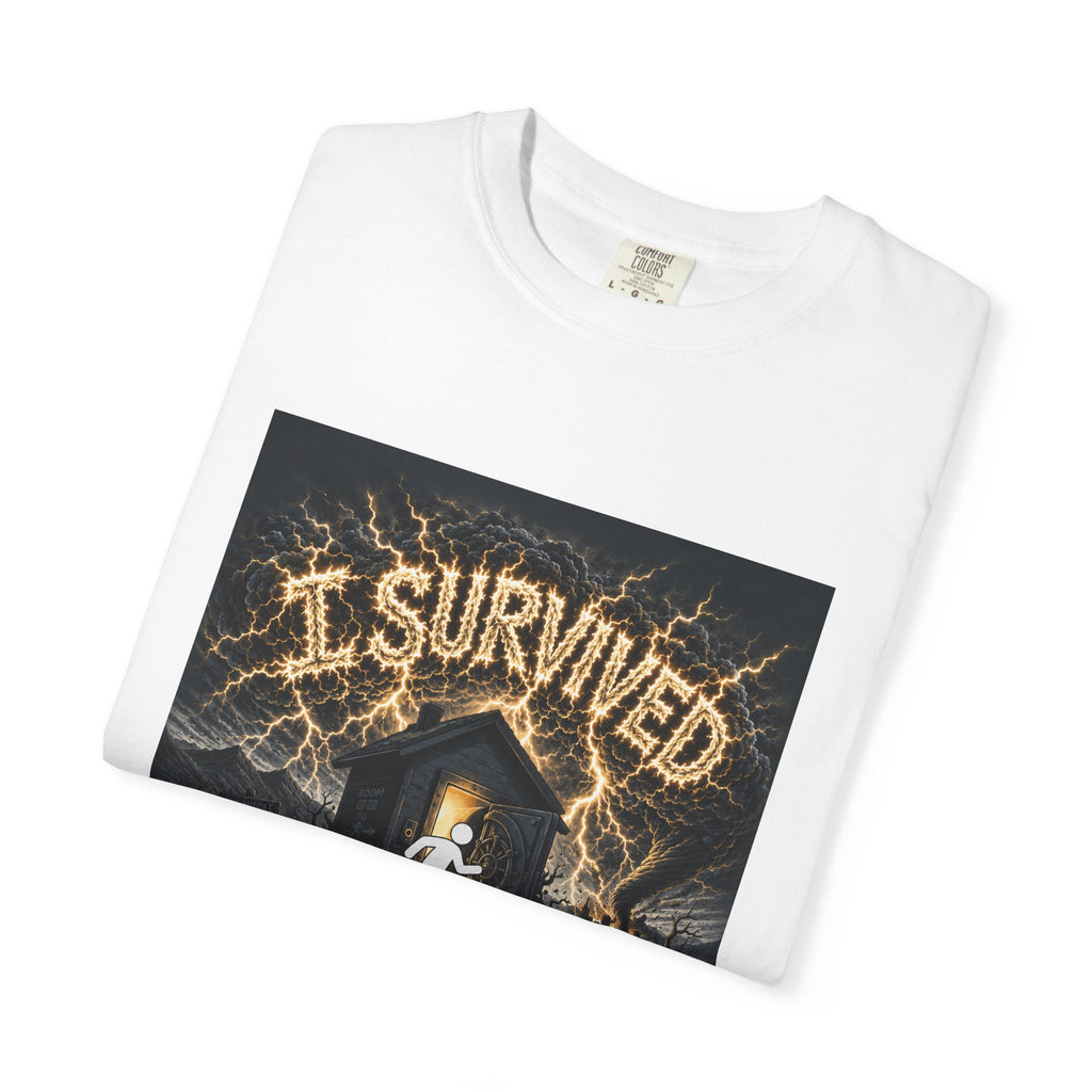 I Survived 2020 — Original Design Teaser Tee | Season 1 Premiere Drop Unisex Garment-Dyed T-shirt