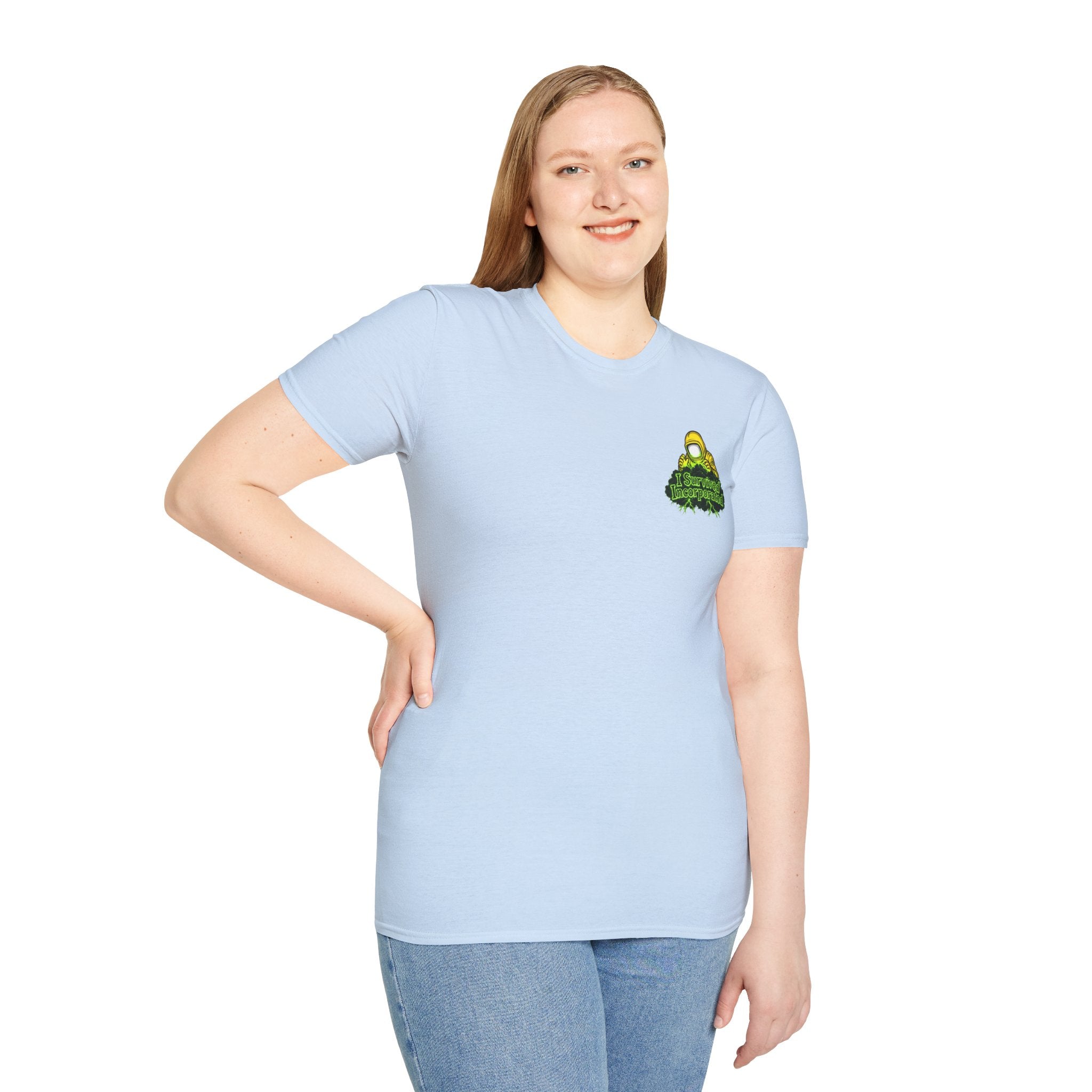 I Survived 2020 — "Please Stand By" Test Pattern Toxic Signal Tee Summer Premiere Unisex Softstyle T-Shirt
