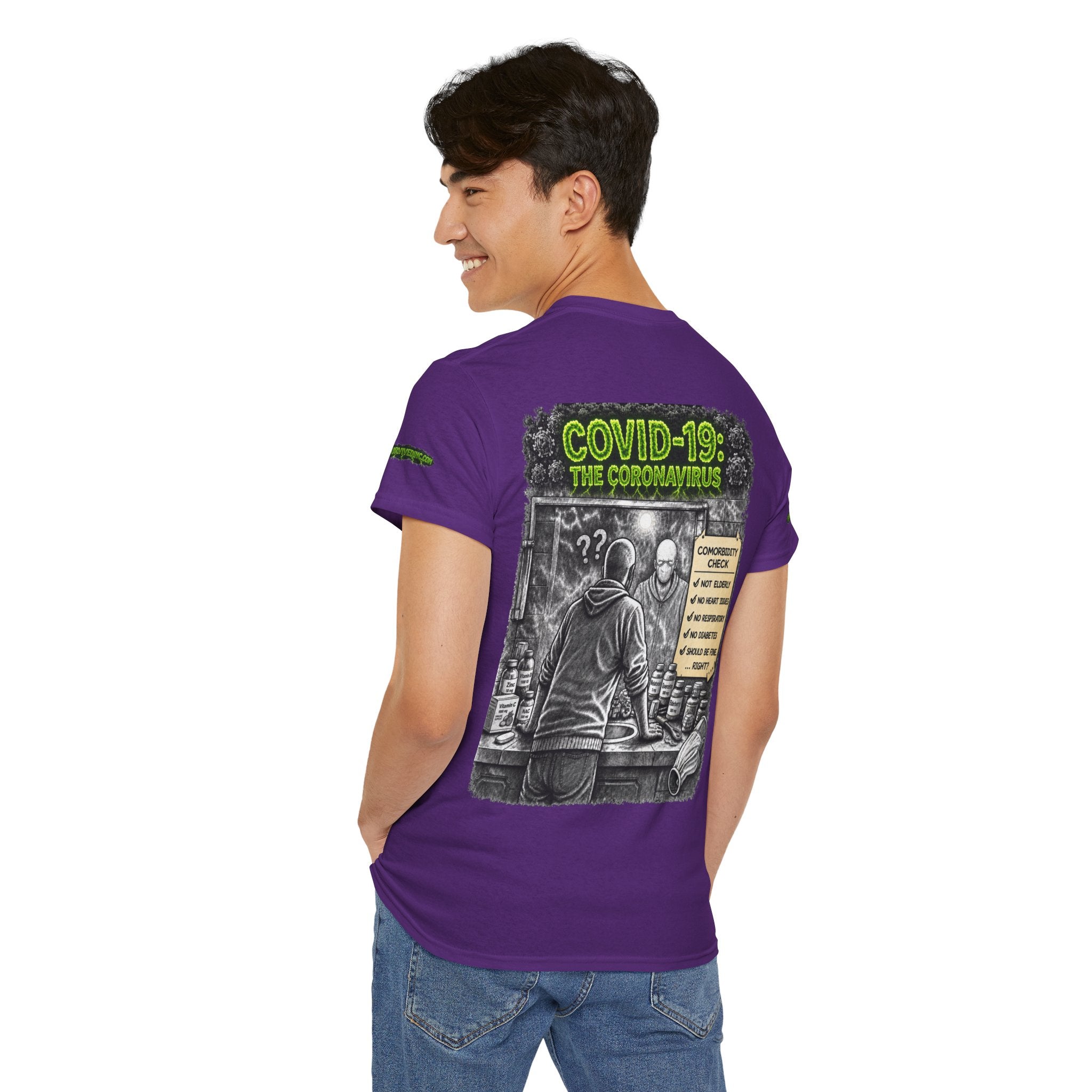 I Survived 2020 — Director's Cut S1:E1 "COVID-19: The Coronavirus" | Pandemic Edition Unisex Heavy Cotton Tee (SPECIAL EDITION)