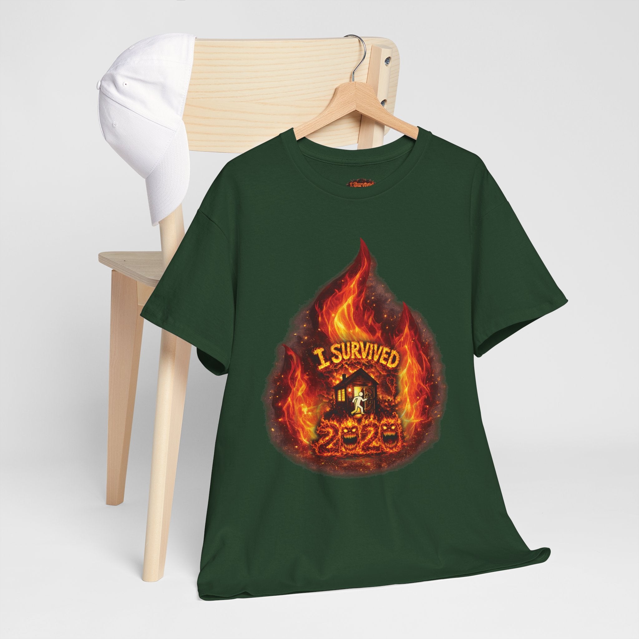 I Survived 2020 — Director's Cut S2:E3 "The California Wildfires" | Wildfire Edition Memorial Unisex Heavy Cotton Tee