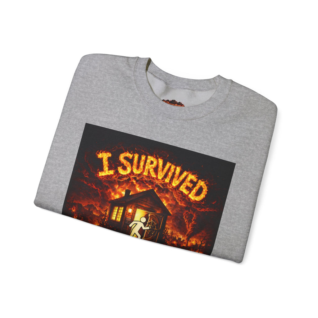 I Survived 2020 — S2:E4 "Western U.S. Wildfire Season" | Mid-Season Finale Pt. 1 | Wildfire Edition Memorial Unisex Heavy Blend™ Crewneck Sweatshirt