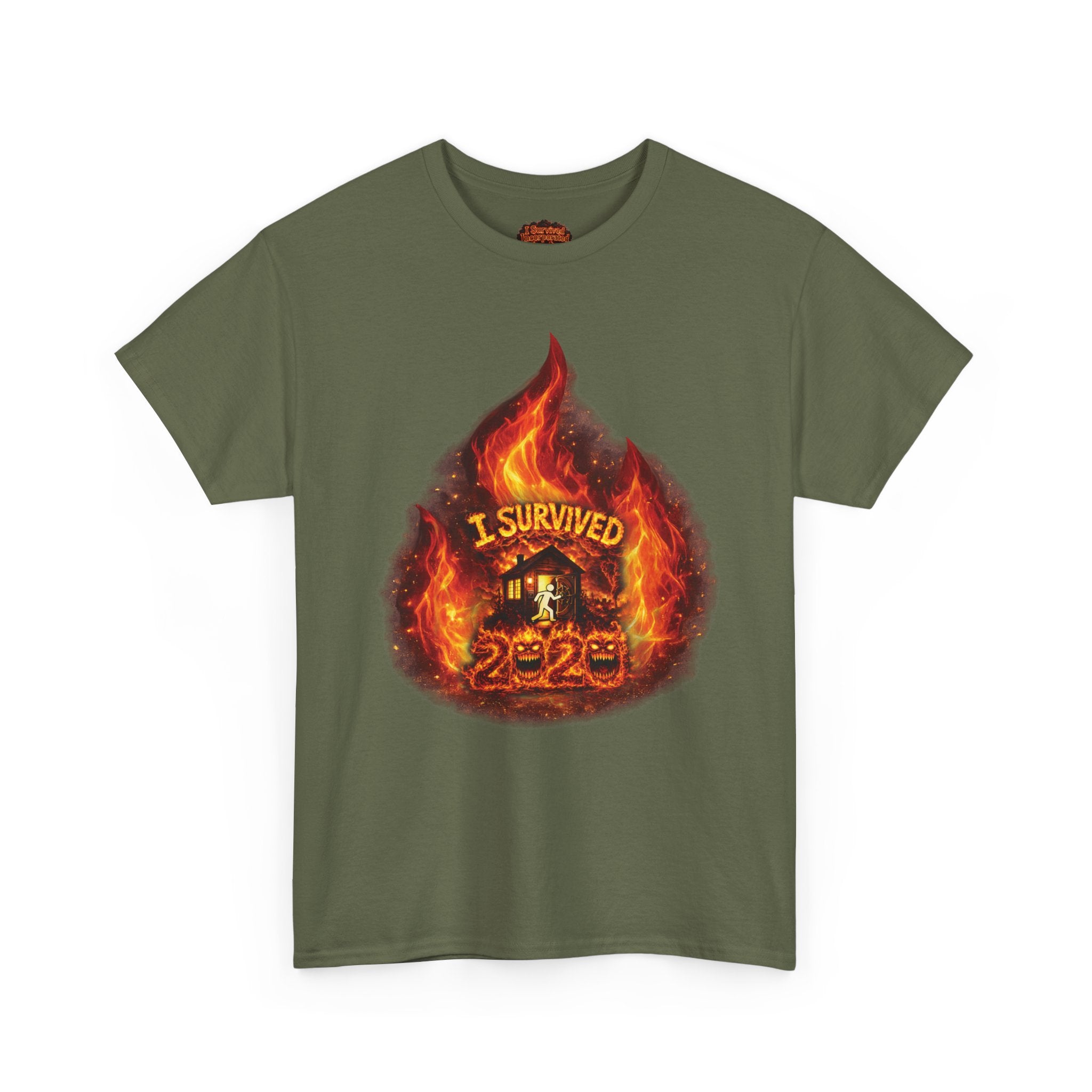 I Survived 2020 — Director's Cut S2:E2 "The Bobcat Fire" | Wildfire Edition Memorial Unisex Heavy Cotton Tee
