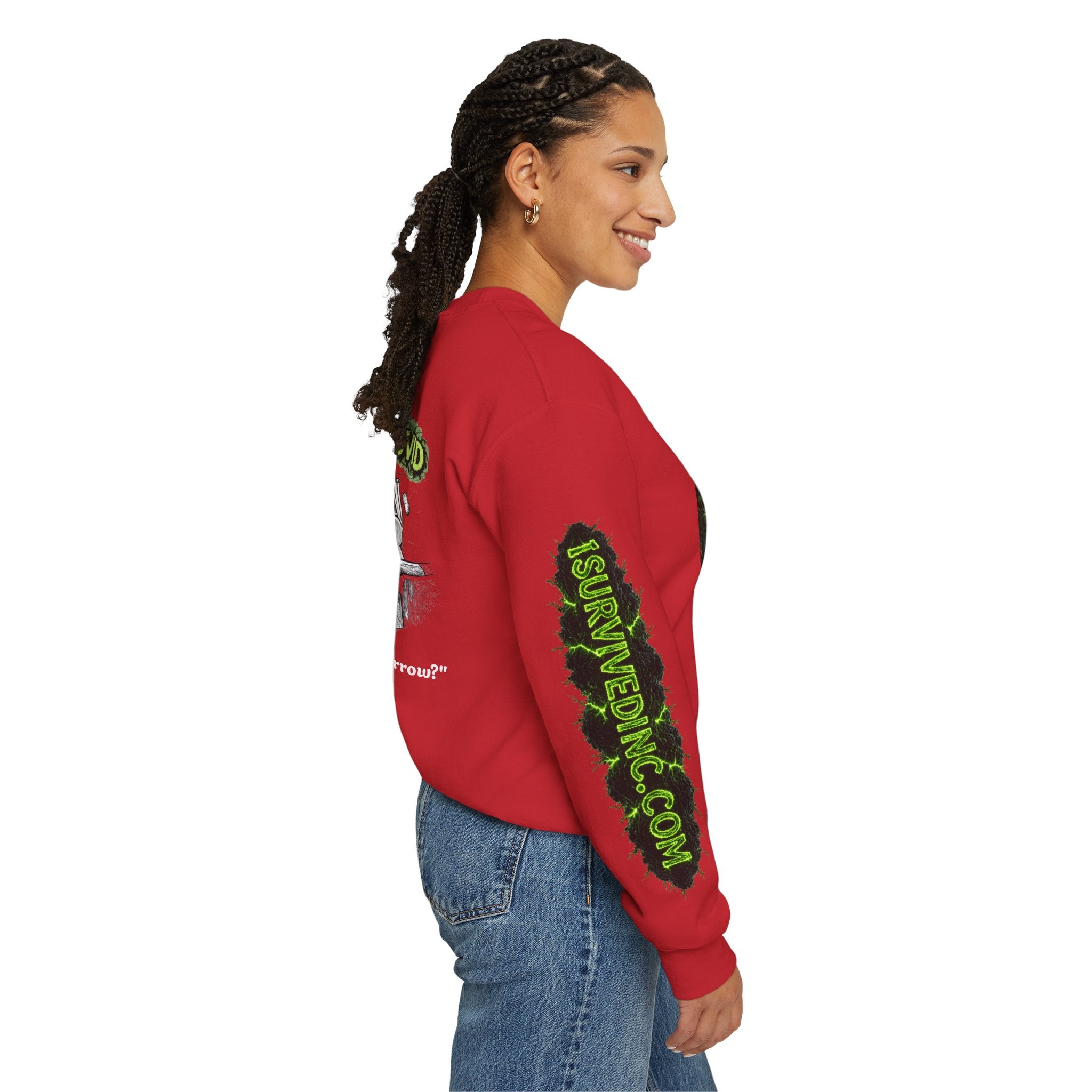 I Survived 2020 — S1:E2 "The Coming of COVID" | Pandemic Edition Unisex Heavy Blend™ Crewneck Sweatshirt