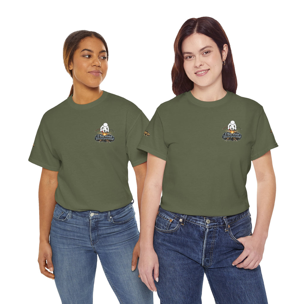 I Survived 2020 — "Please Stand By" Test Pattern Tee Special Edition Summer Premier Unisex Heavy Cotton Tee