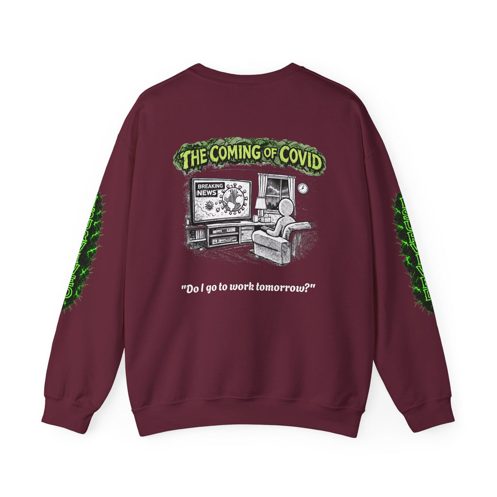 I Survived 2020 — Director's Cut S1:E2 "The Coming of COVID" | Pandemic Edition Unisex Heavy Blend™ Crewneck Sweatshirt