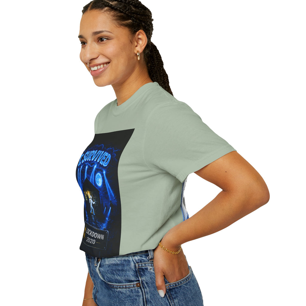 I Survived 2020 — LOCKDOWN S3:E2: "Dating Under Lockdown" Unisex Garment-Dyed T-shirt
