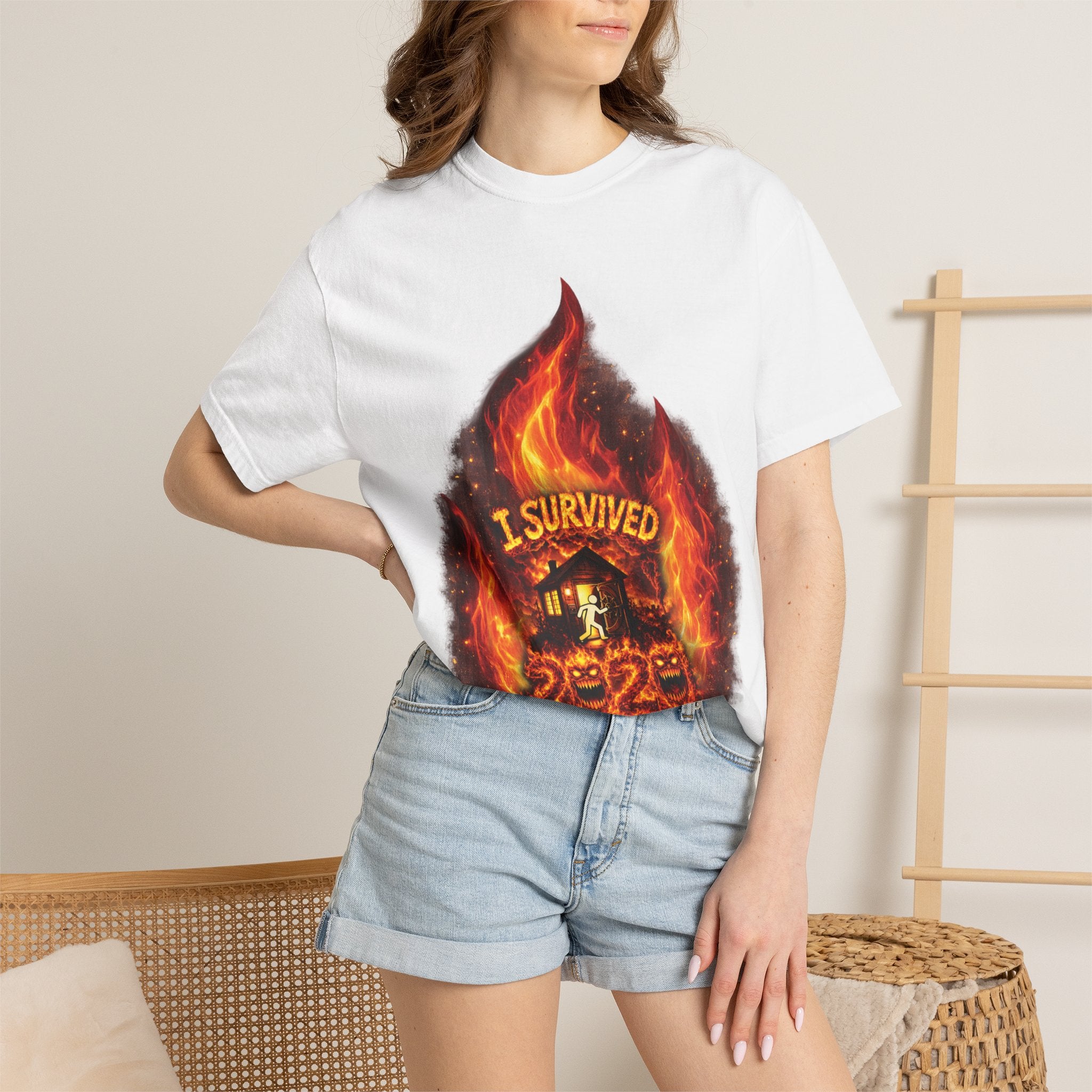 I Survived 2020 — Director's Cut S2:E4 "Western U.S. Wildfire Season" | Mid-Season Finale Pt. 1 | Wildfire Edition Memorial Unisex Garment-Dyed T-shirt