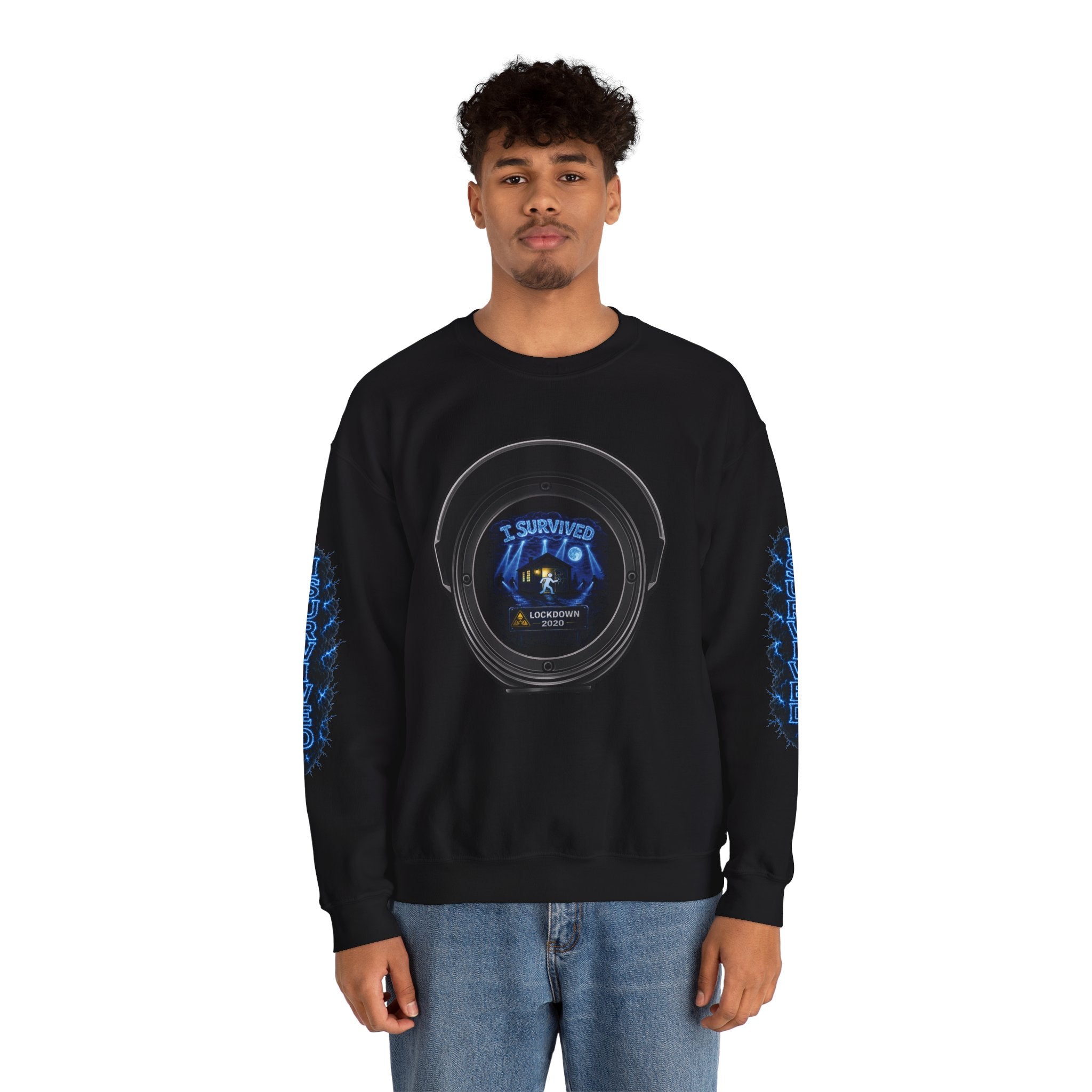 I Survived 2020 — Director's Cut S3:E2 "Dating Under Lockdown" | Lockdown Edition Documentary Unisex Heavy Blend™ Crewneck Sweatshirt