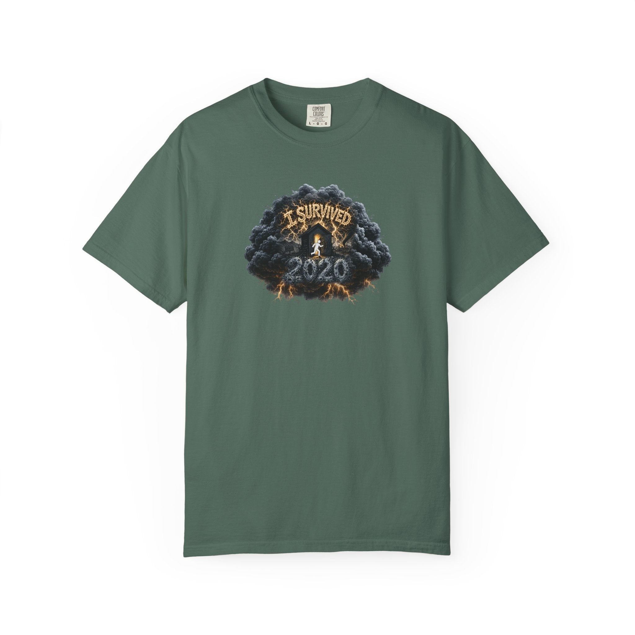 I Survived 2020 — Original PILOT Design: Director's Cut Unisex Garment-Dyed T-shirt
