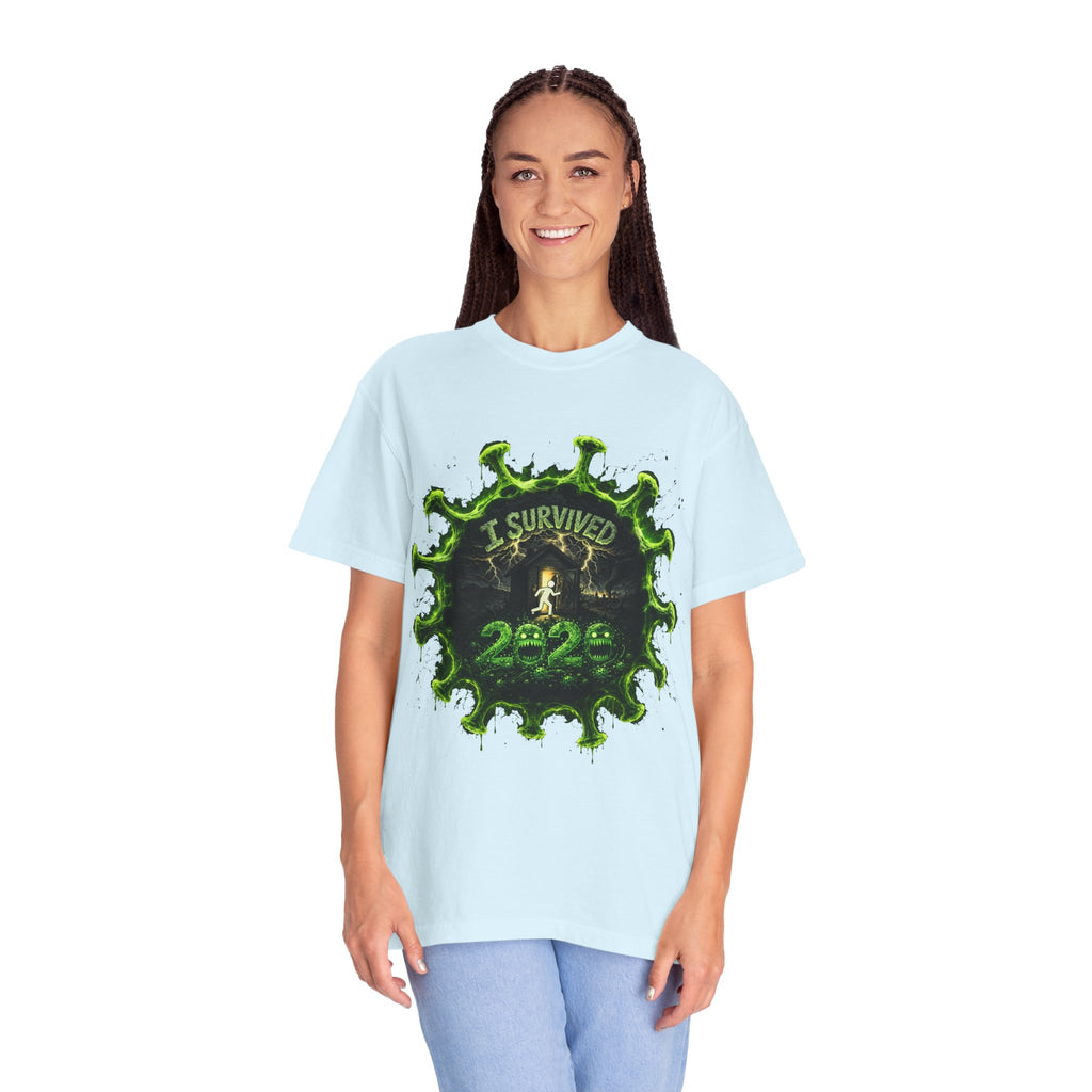I Survived 2020 — Director's Cut S1:E5 "Delivery Doomsday" | Pandemic Edition Unisex Garment-Dyed T-shirt