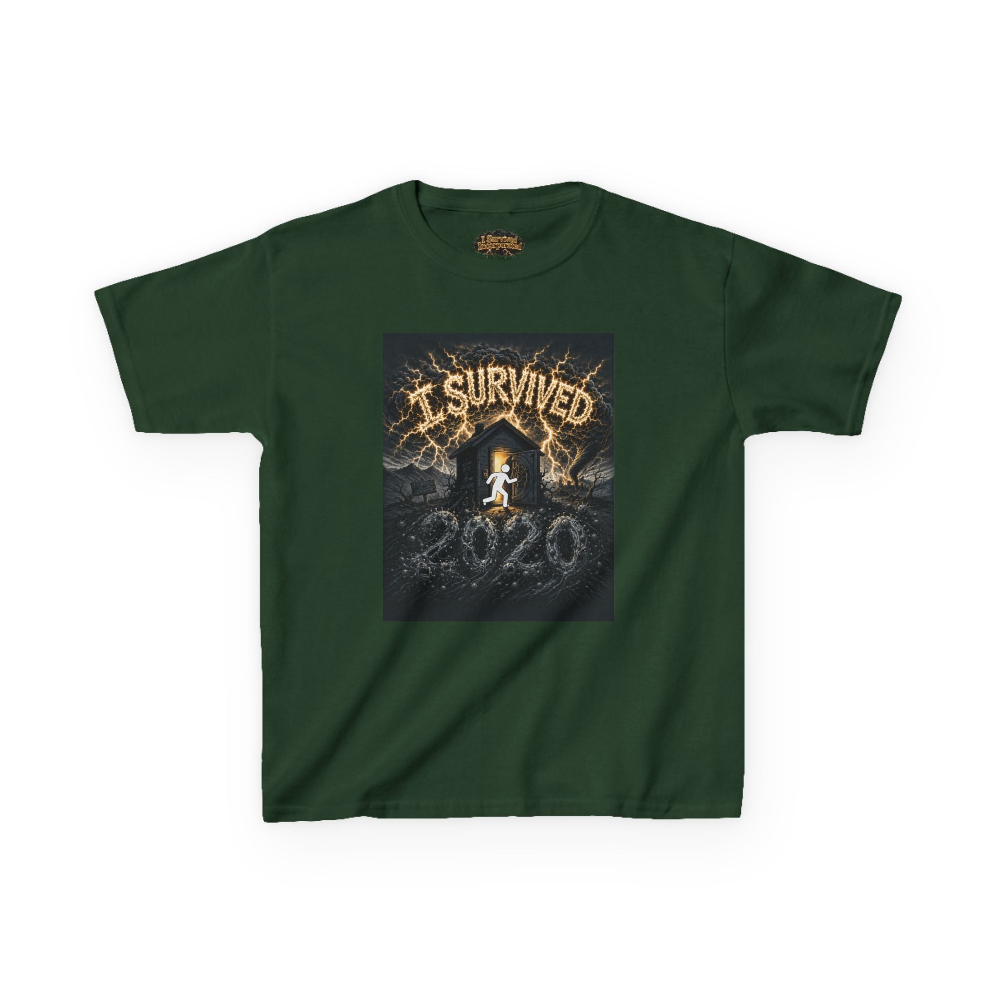 I Survived 2020 — Original Design Teaser Tee | Season 1 Premiere Drop Kids Heavy Cotton™ Tee