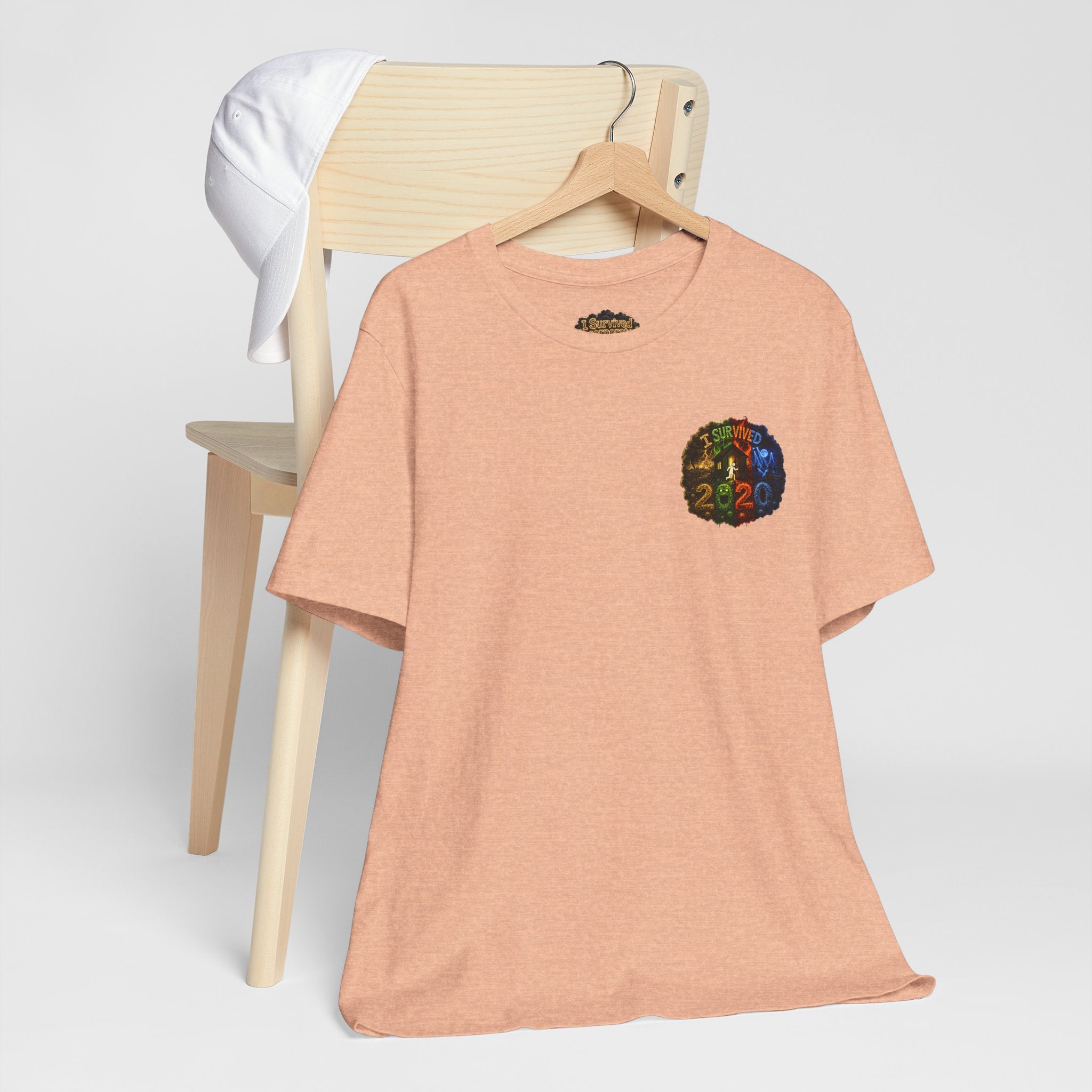 I Survived 2020 — "No Signal" Test Pattern Tee Alien Broadcast Finale Summer Premiere Unisex Jersey Short Sleeve Tee