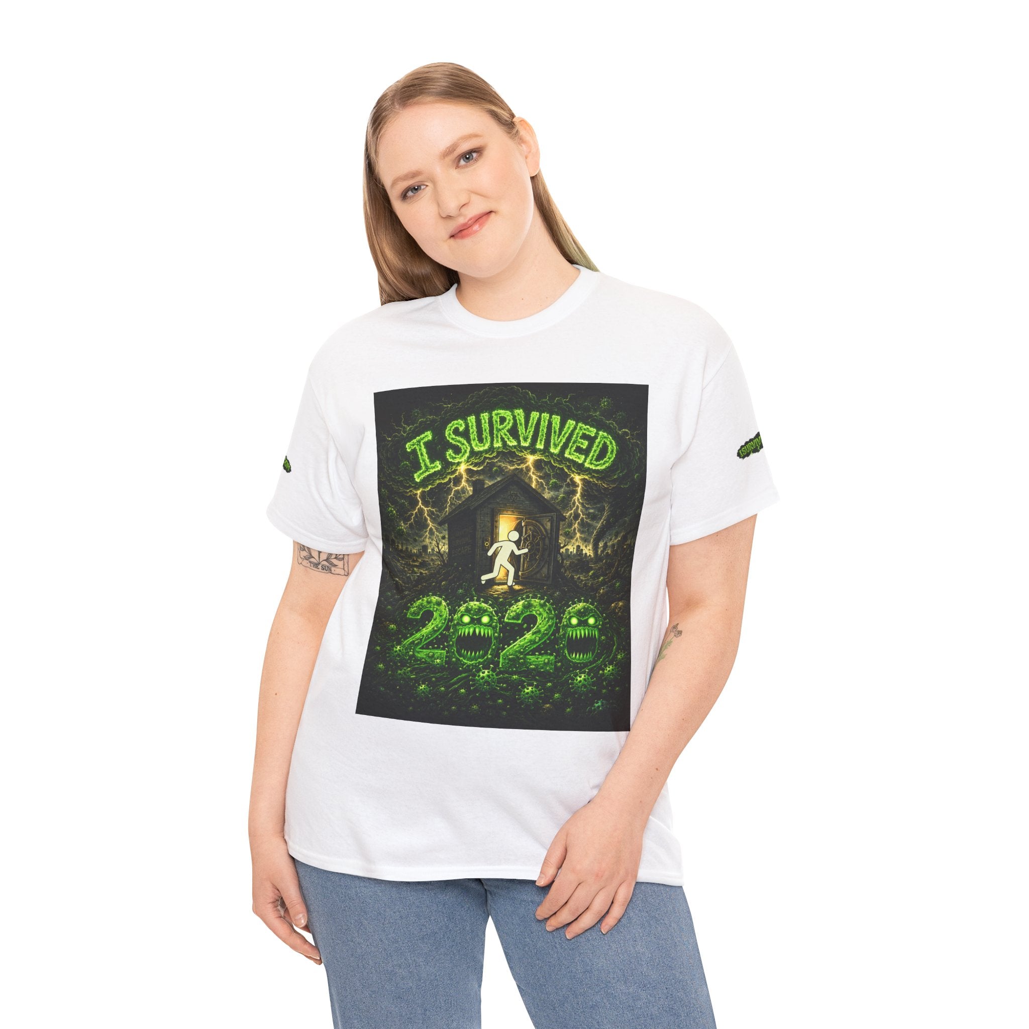 I Survived 2020 — S1:E2 "The Coming of COVID" | Pandemic Edition Unisex Heavy Cotton Tee (SPECIAL EDITION)